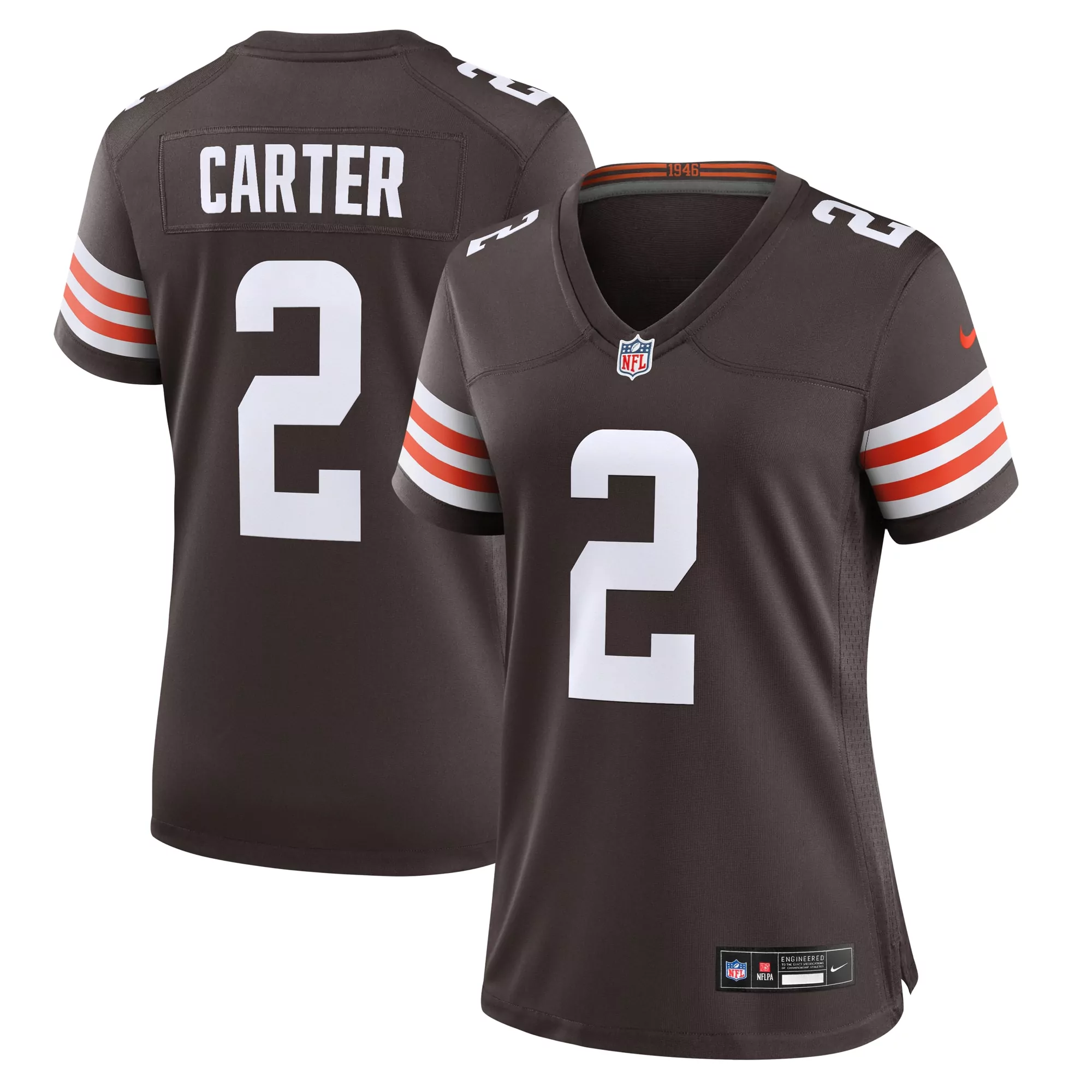 women s cleveland browns dawand jones brown team game jersey