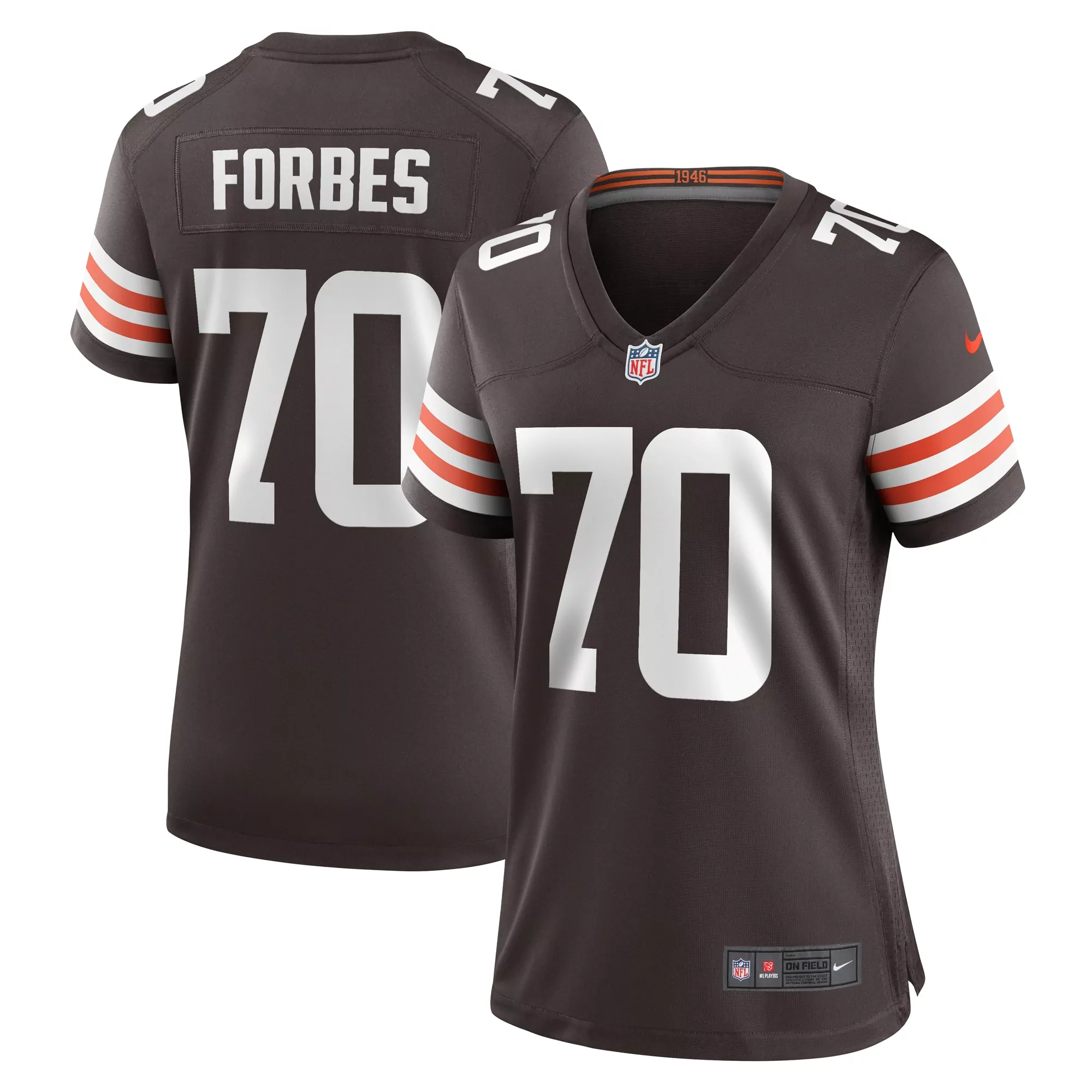 women s cleveland browns devin asiasi brown game jersey