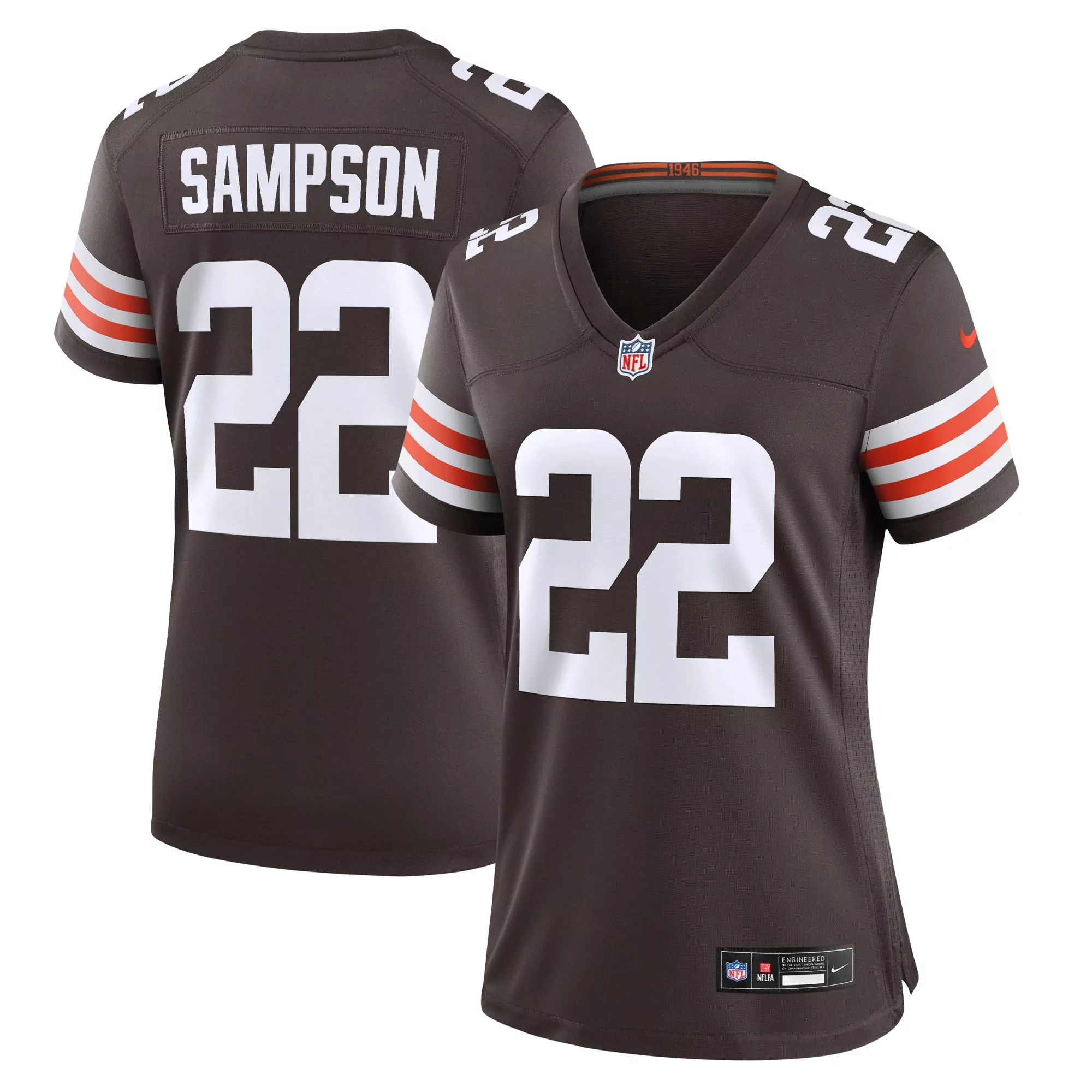 women s cleveland browns dustin hopkins brown team game jersey