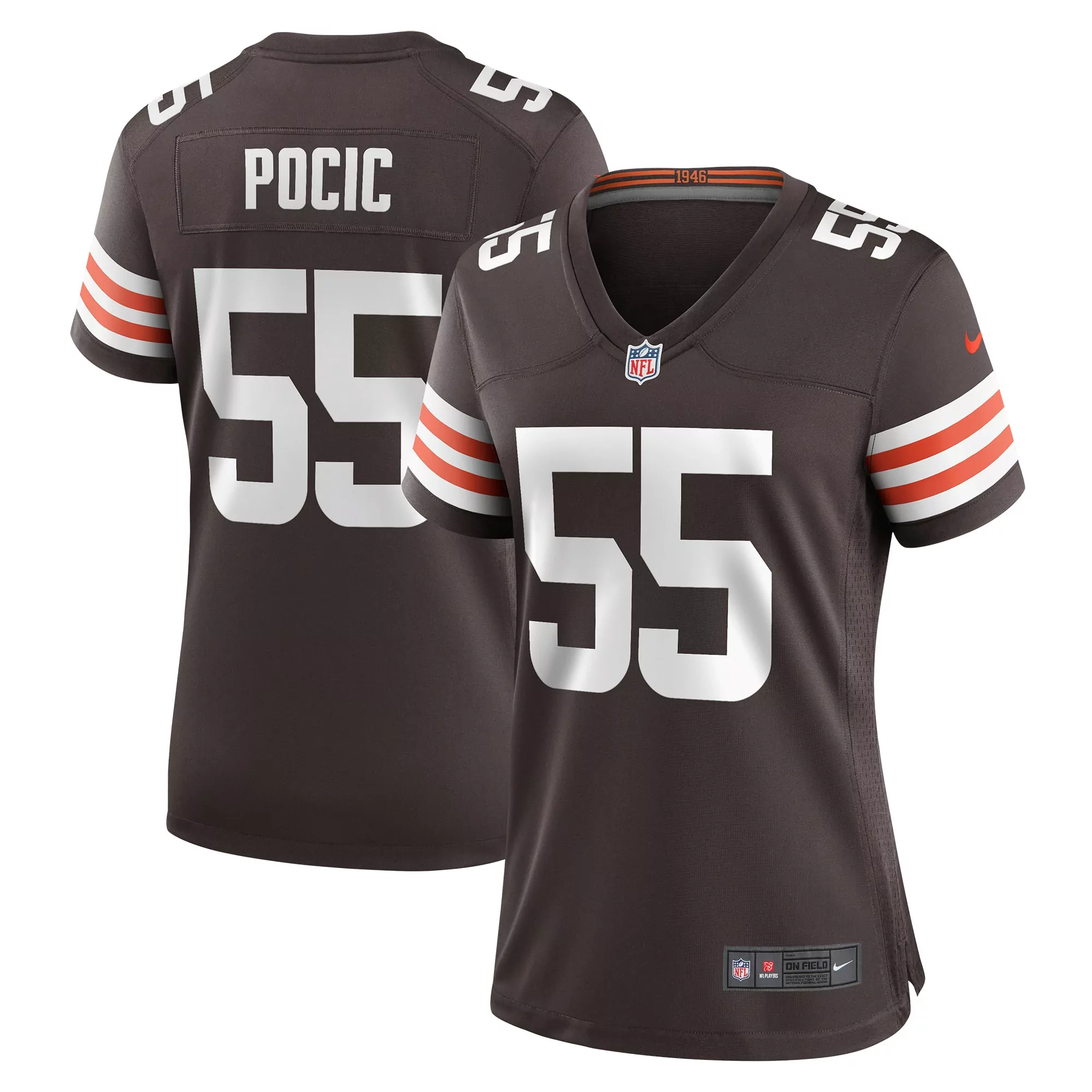 women s cleveland browns dustin hopkins brown team game jersey
