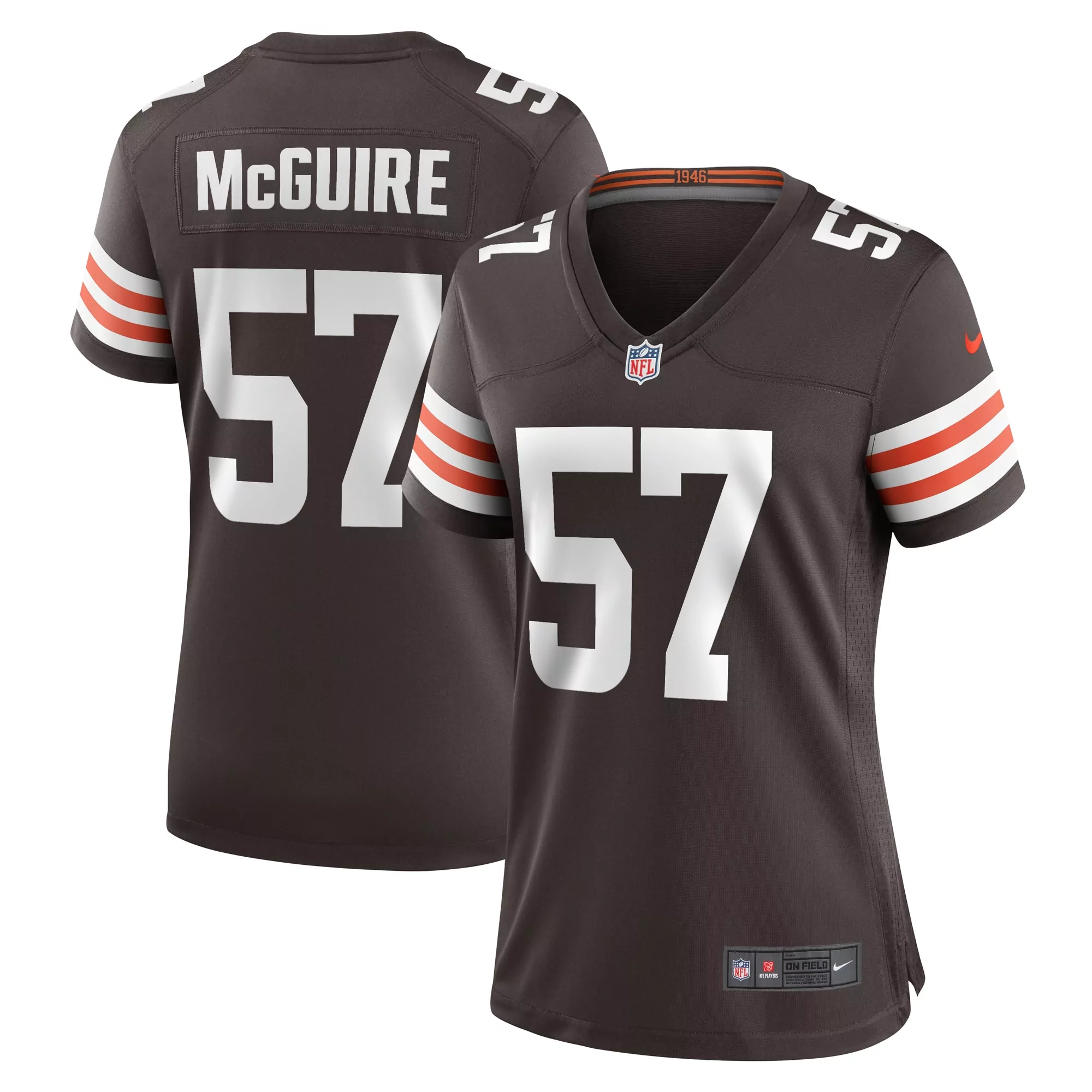 women s cleveland browns isaiah bond brown team game jersey