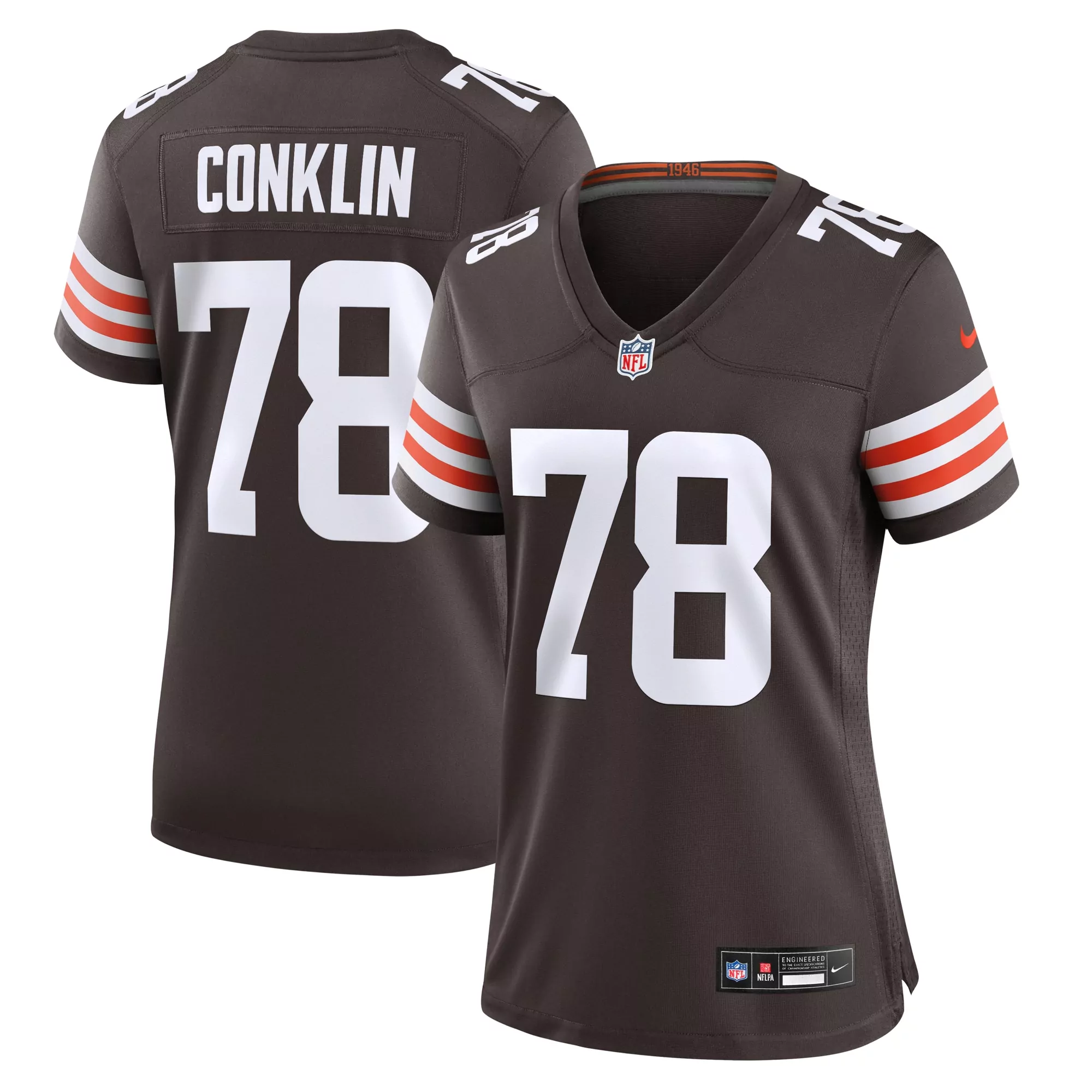 women s cleveland browns isaiah bond brown team game jersey