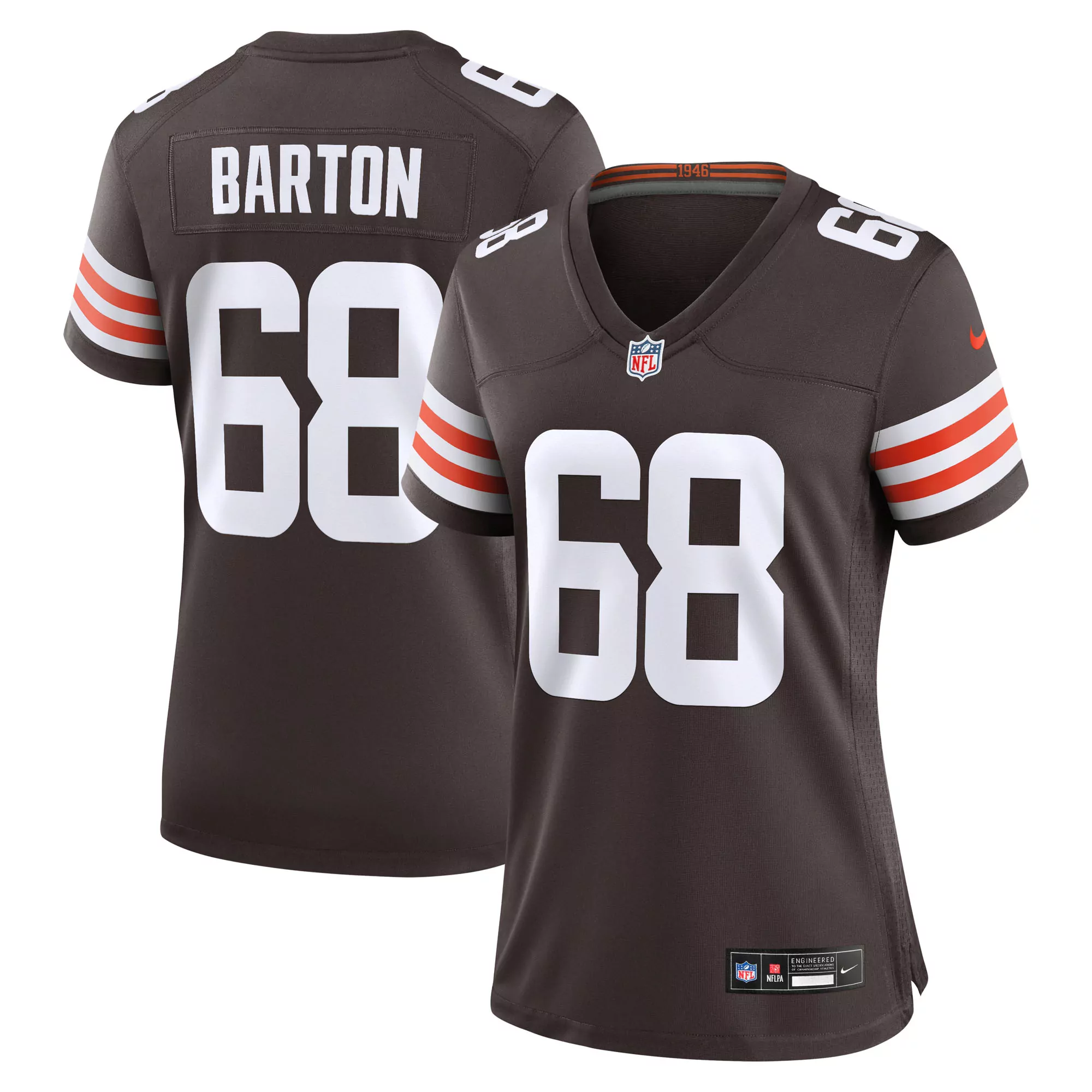 women s cleveland browns isaiah bond brown team game jersey