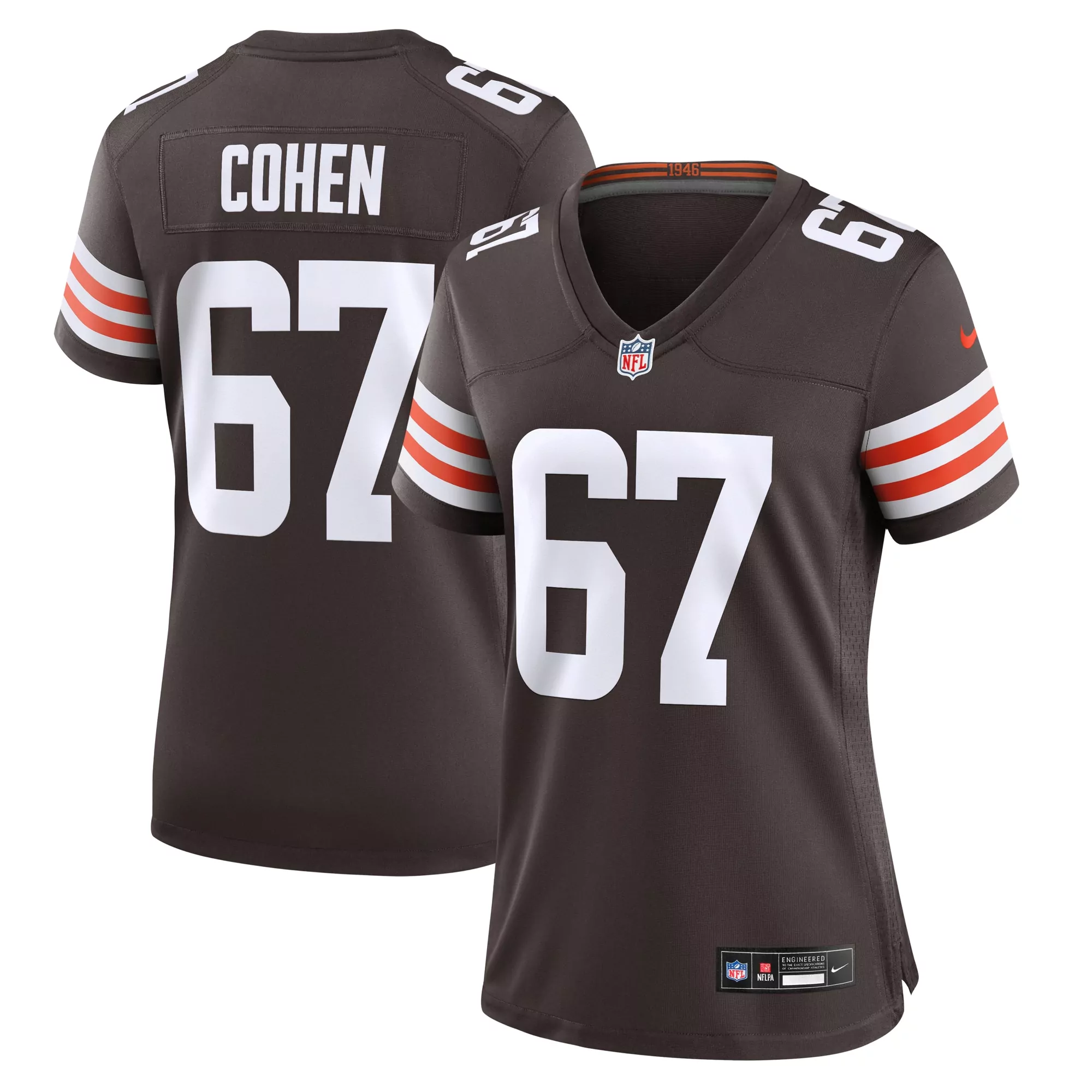 women s cleveland browns jamari thrash brown game jersey