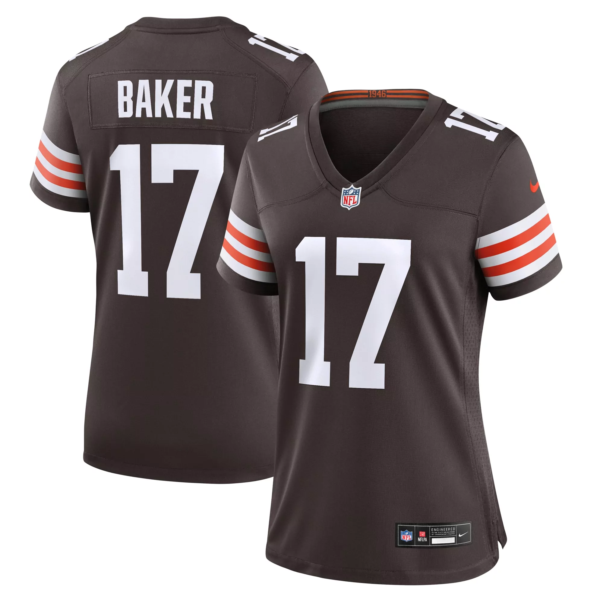 women s cleveland browns jamari thrash brown game jersey