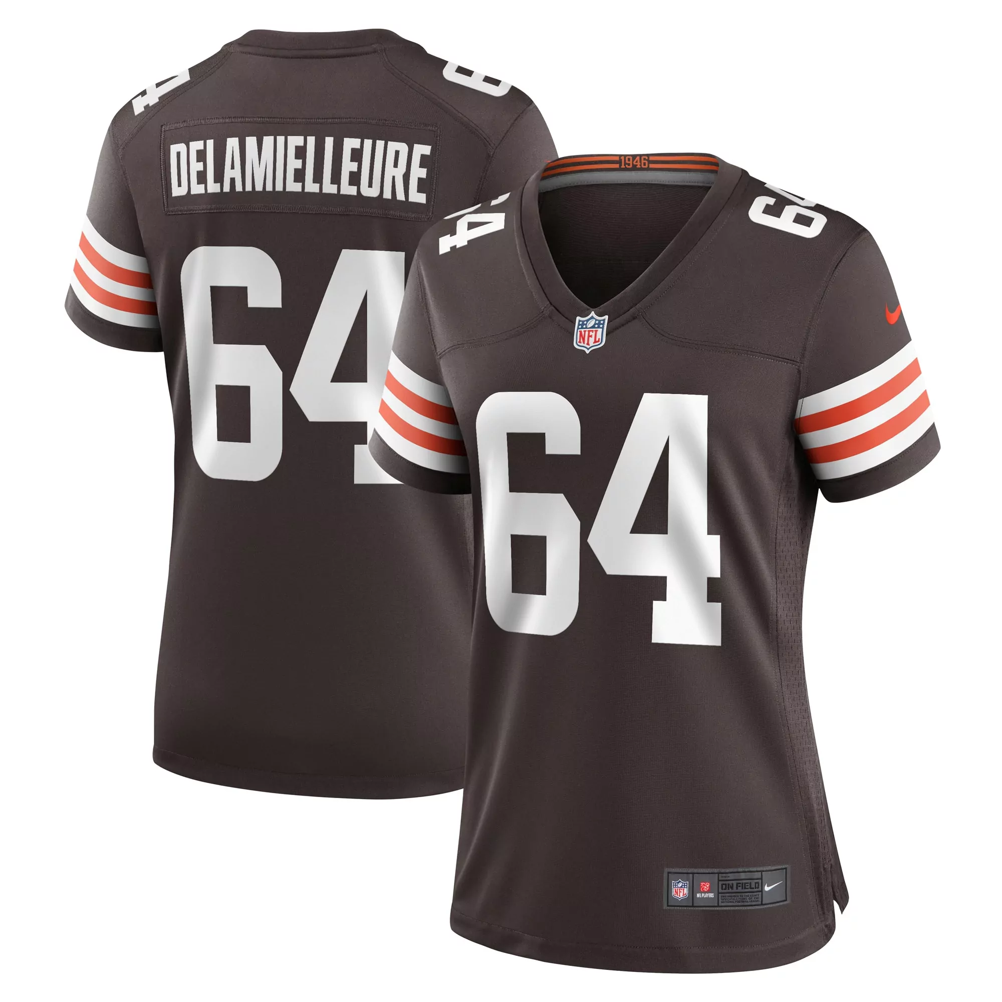 women s cleveland browns jerome ford brown game player jersey 1