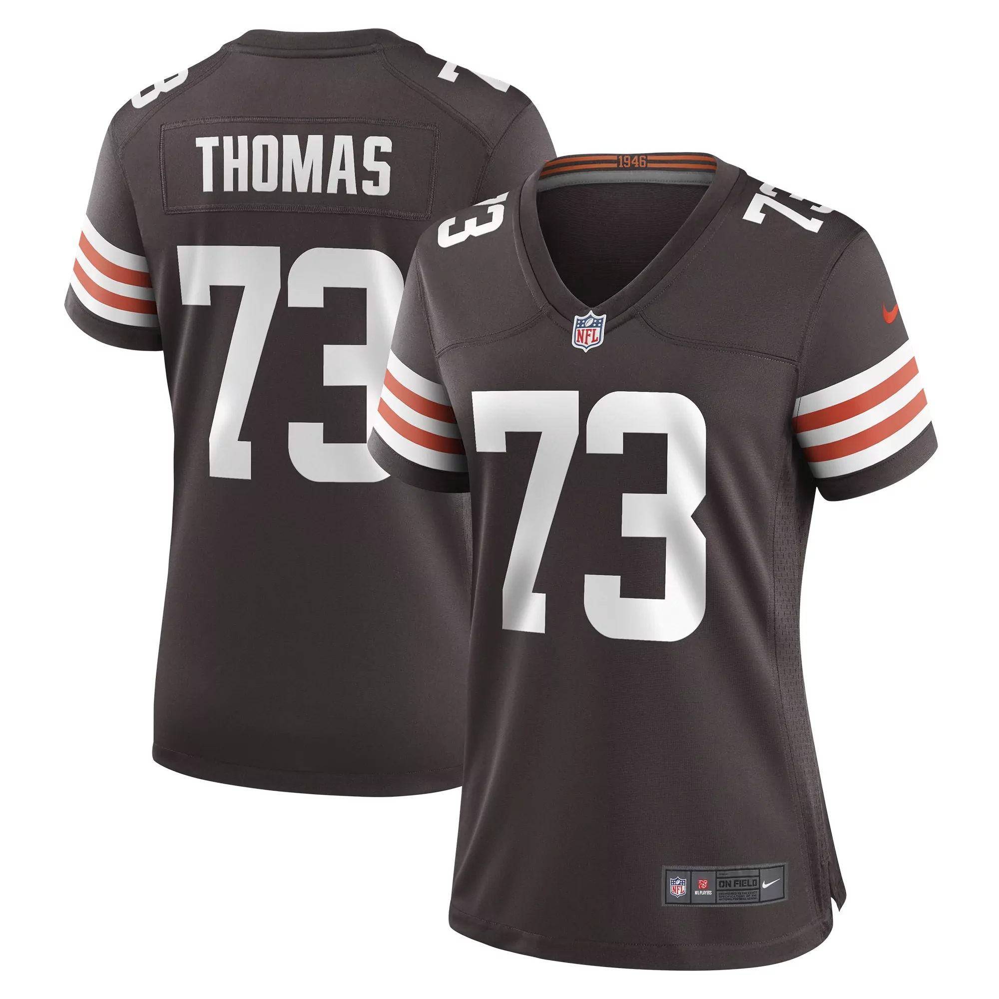 women s cleveland browns jerome ford brown game player jersey 1