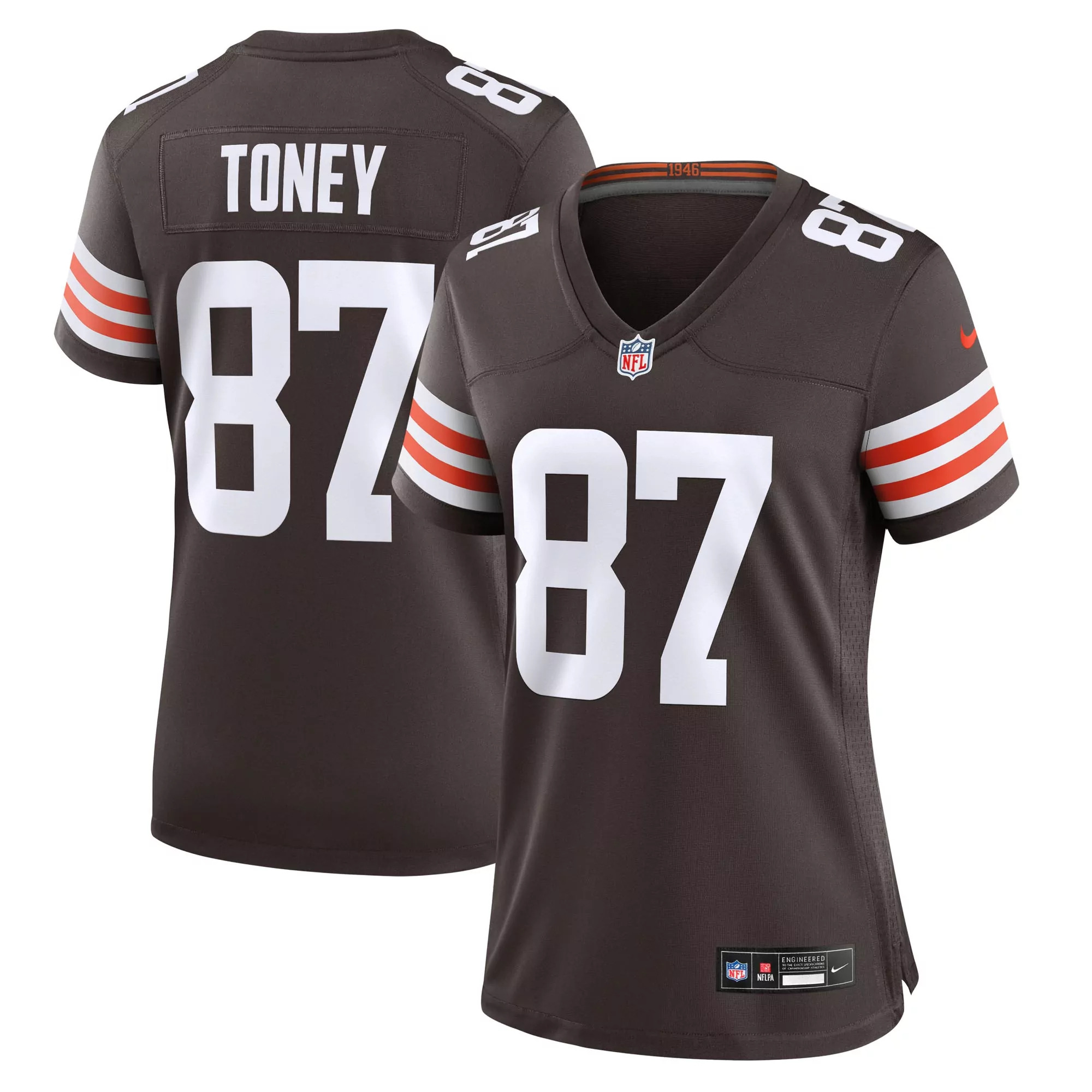 women s cleveland browns jordan hicks brown game jersey