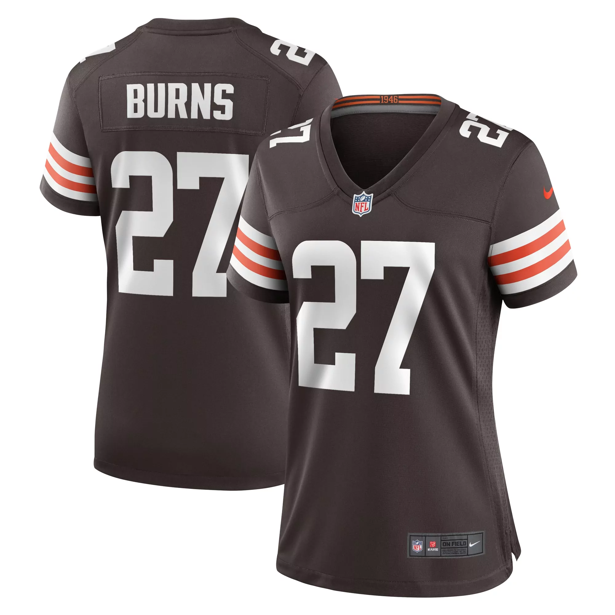 women s cleveland browns kenyan drake brown game jersey