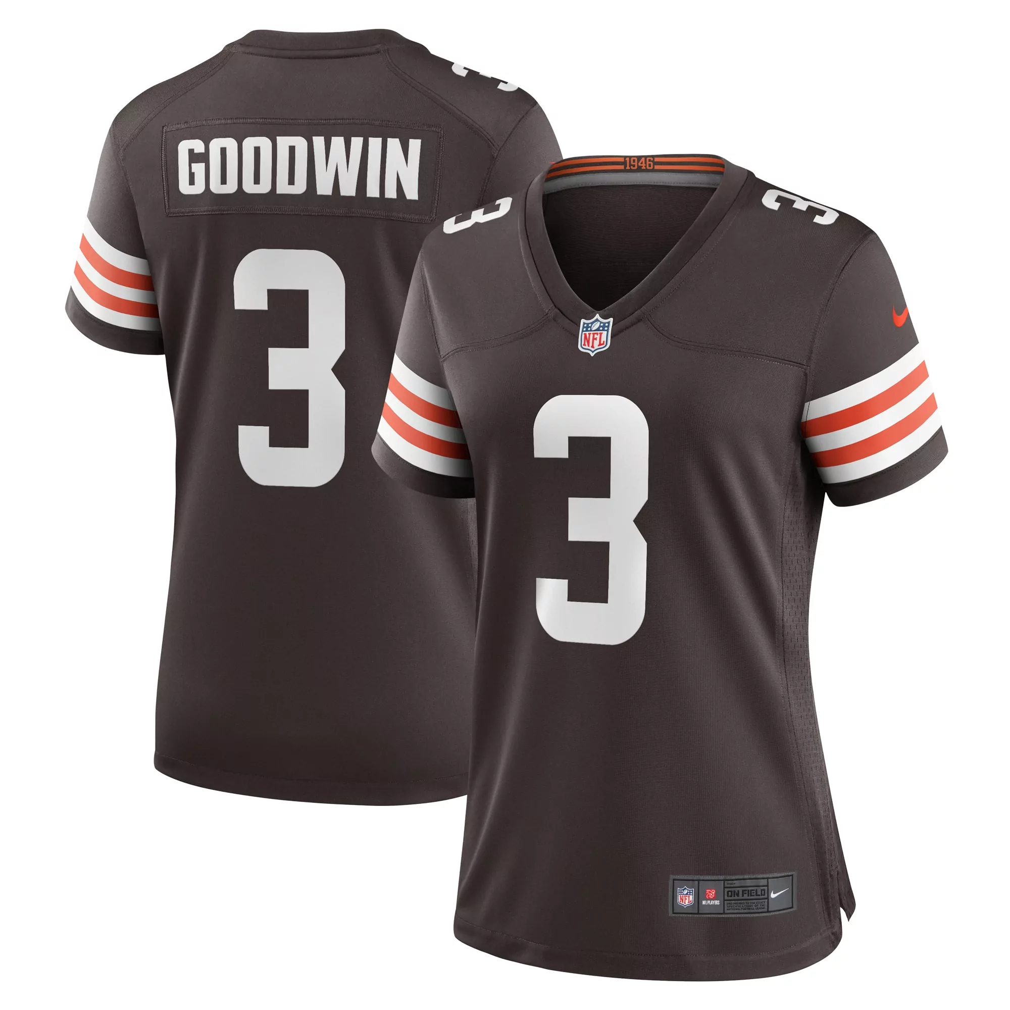 women s cleveland browns luke wypler brown team game jersey