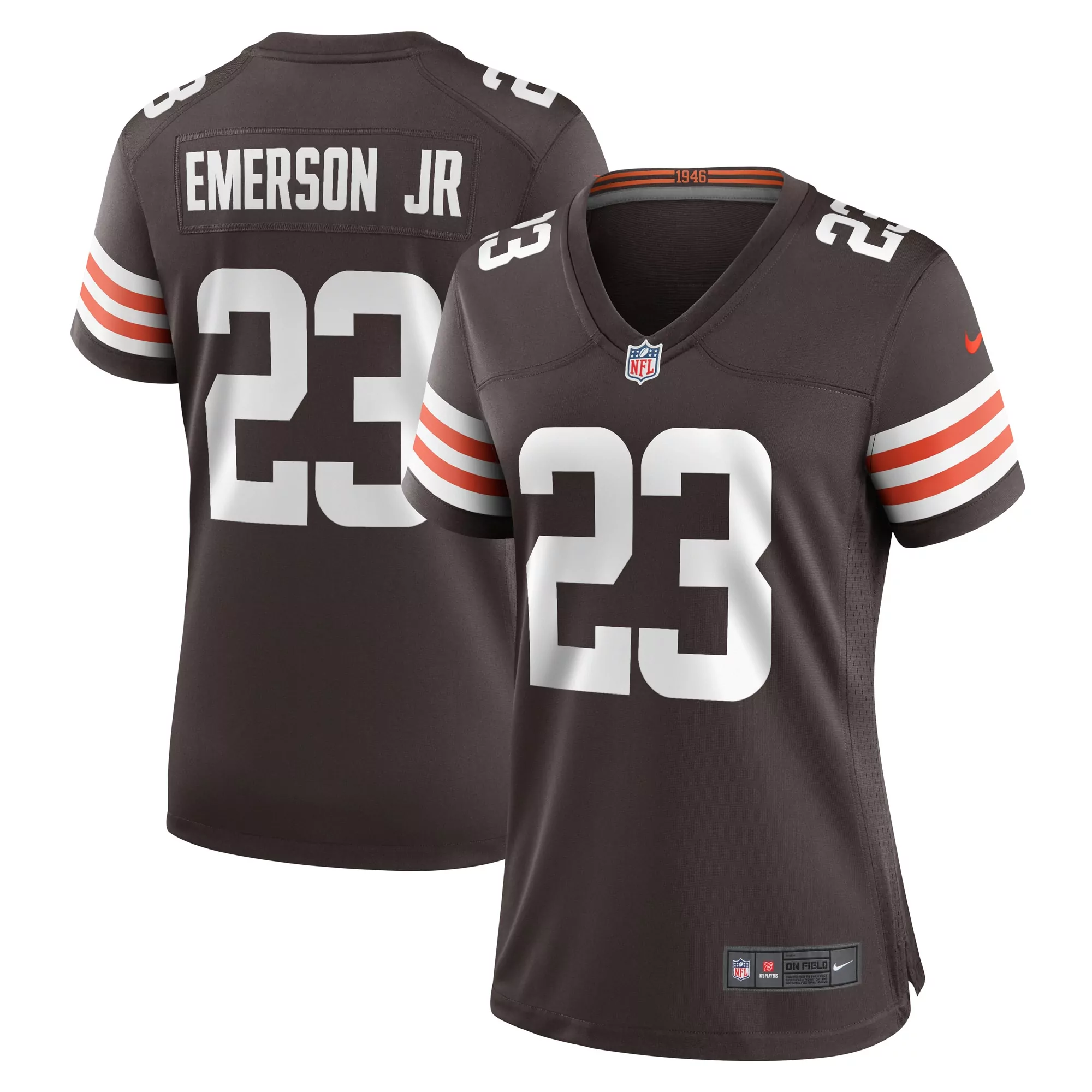 women s cleveland browns luke wypler brown team game jersey