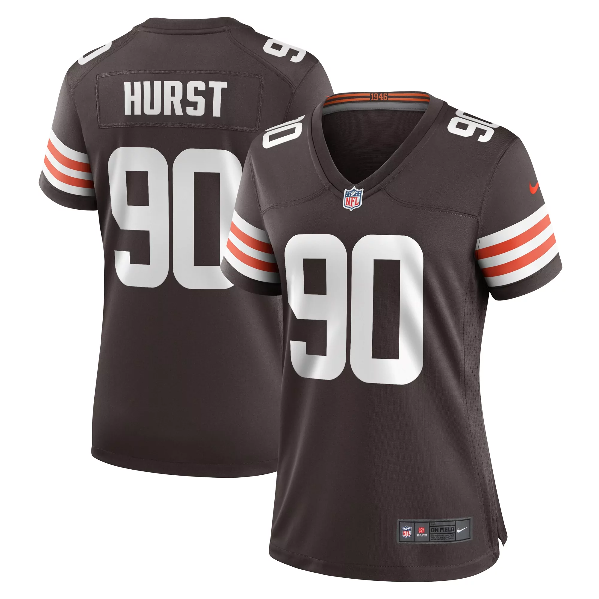 women s cleveland browns luke wypler brown team game jersey