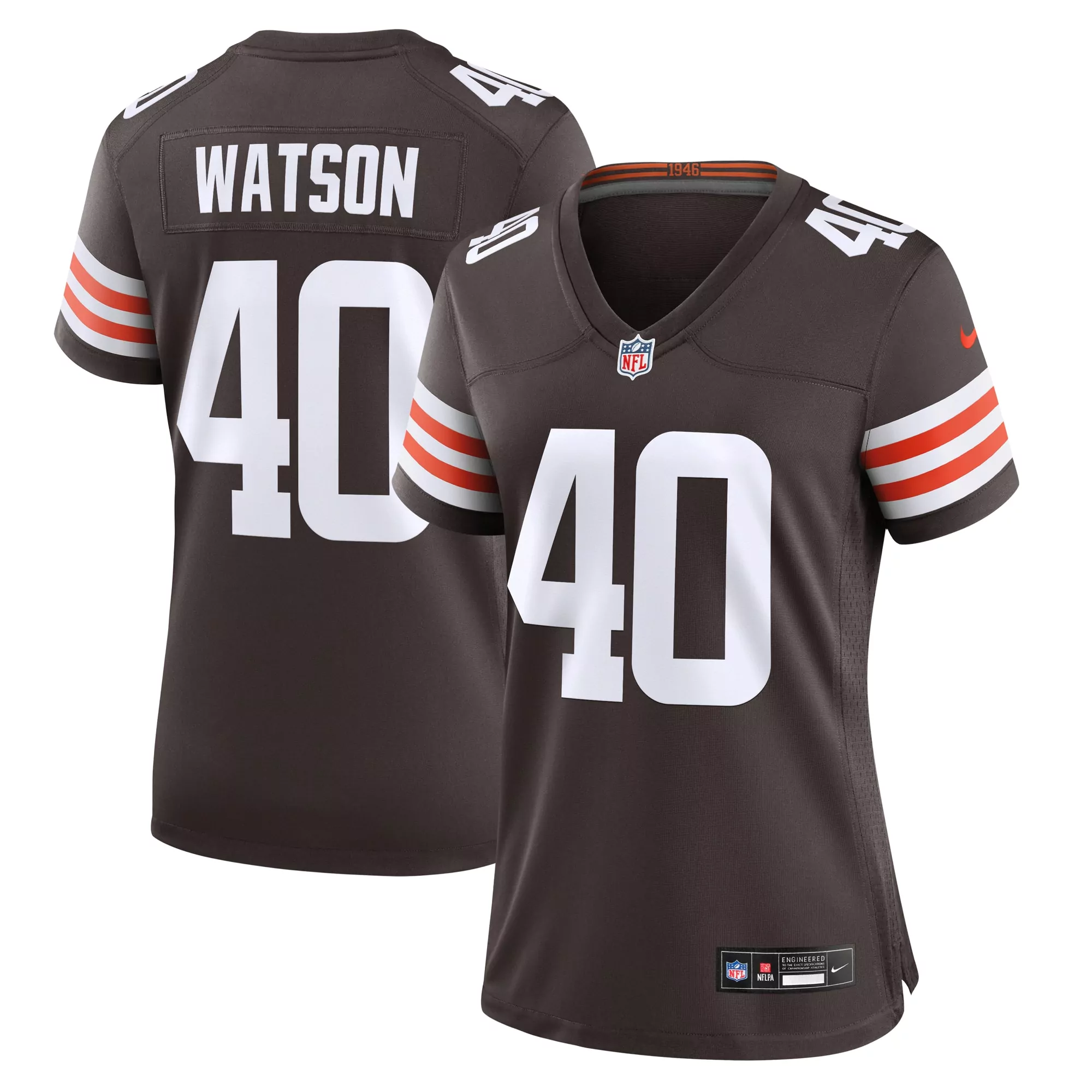 women s cleveland browns myles garrett brown player game jersey