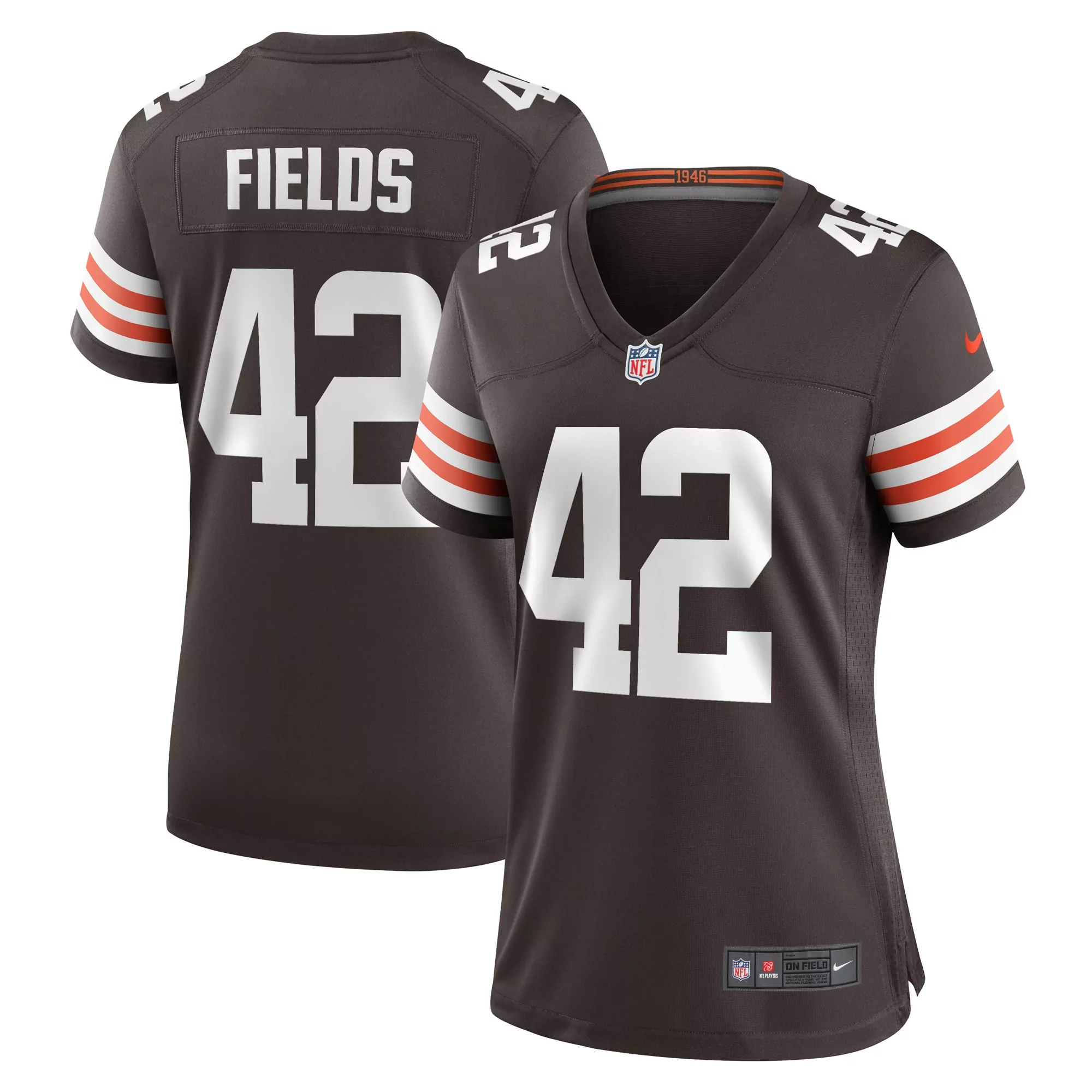 women s cleveland browns siaki ika brown team game jersey