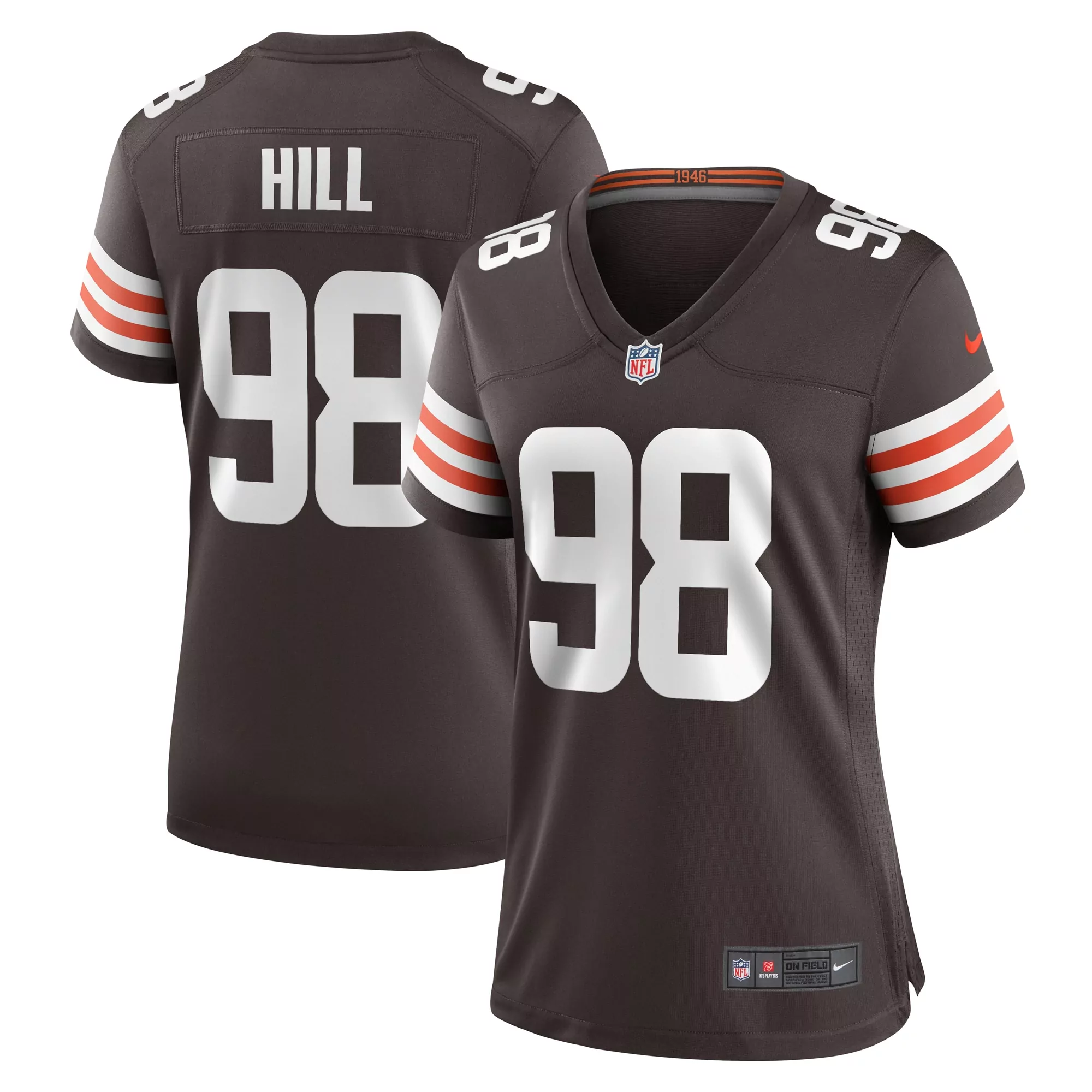 women s cleveland browns siaki ika brown team game jersey