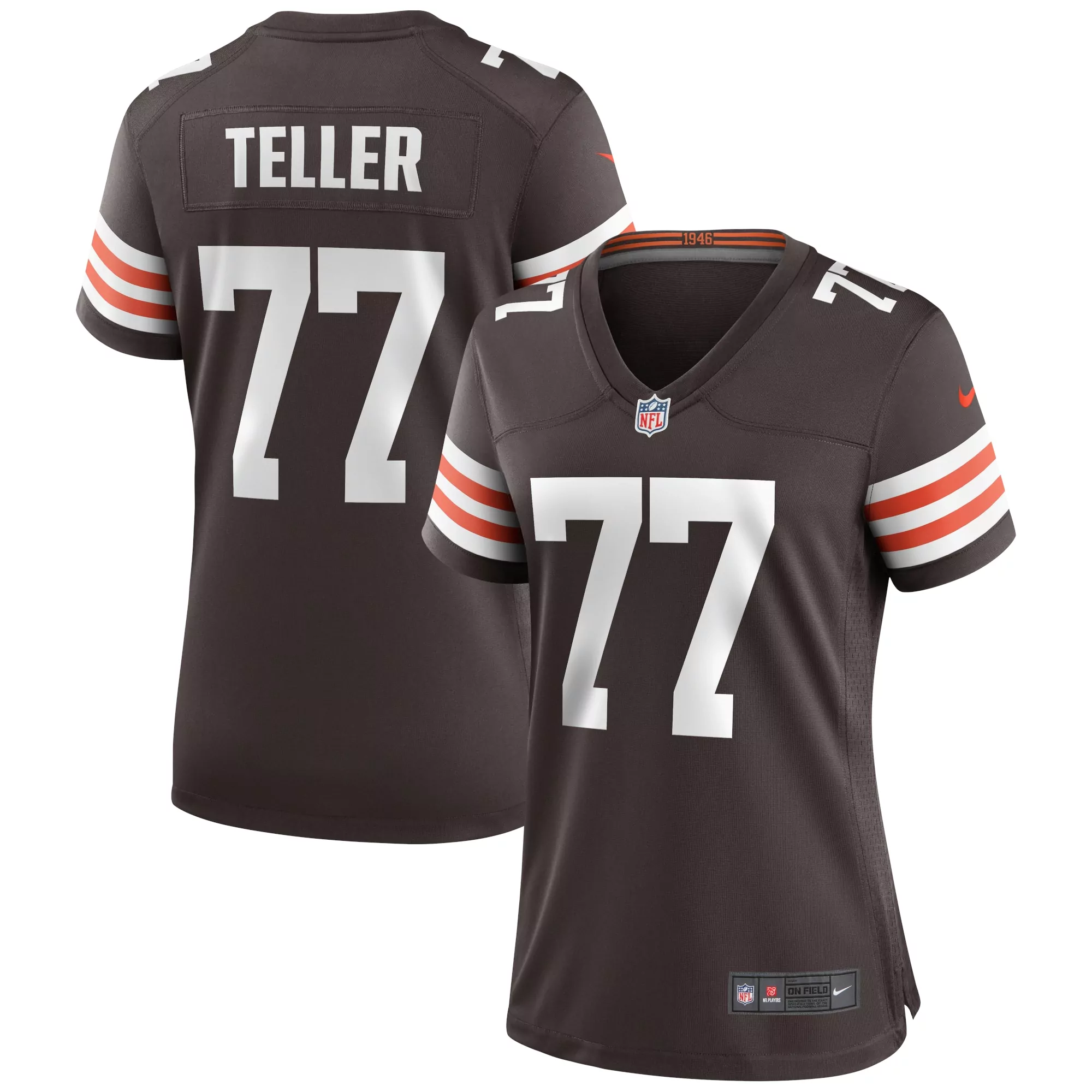 women s cleveland browns ty nsekhe brown game jersey