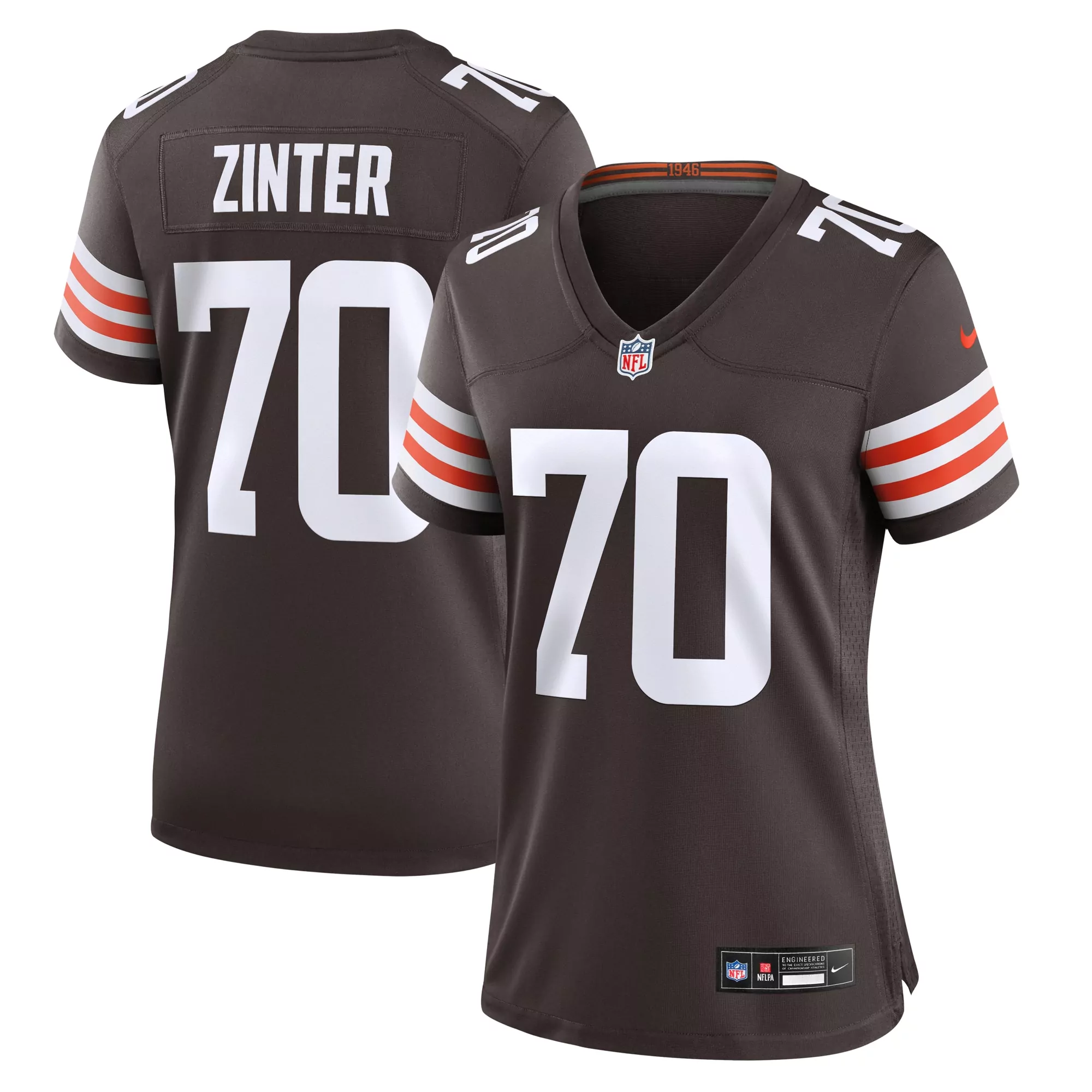women s cleveland browns zaire mitchell paden brown team game jersey