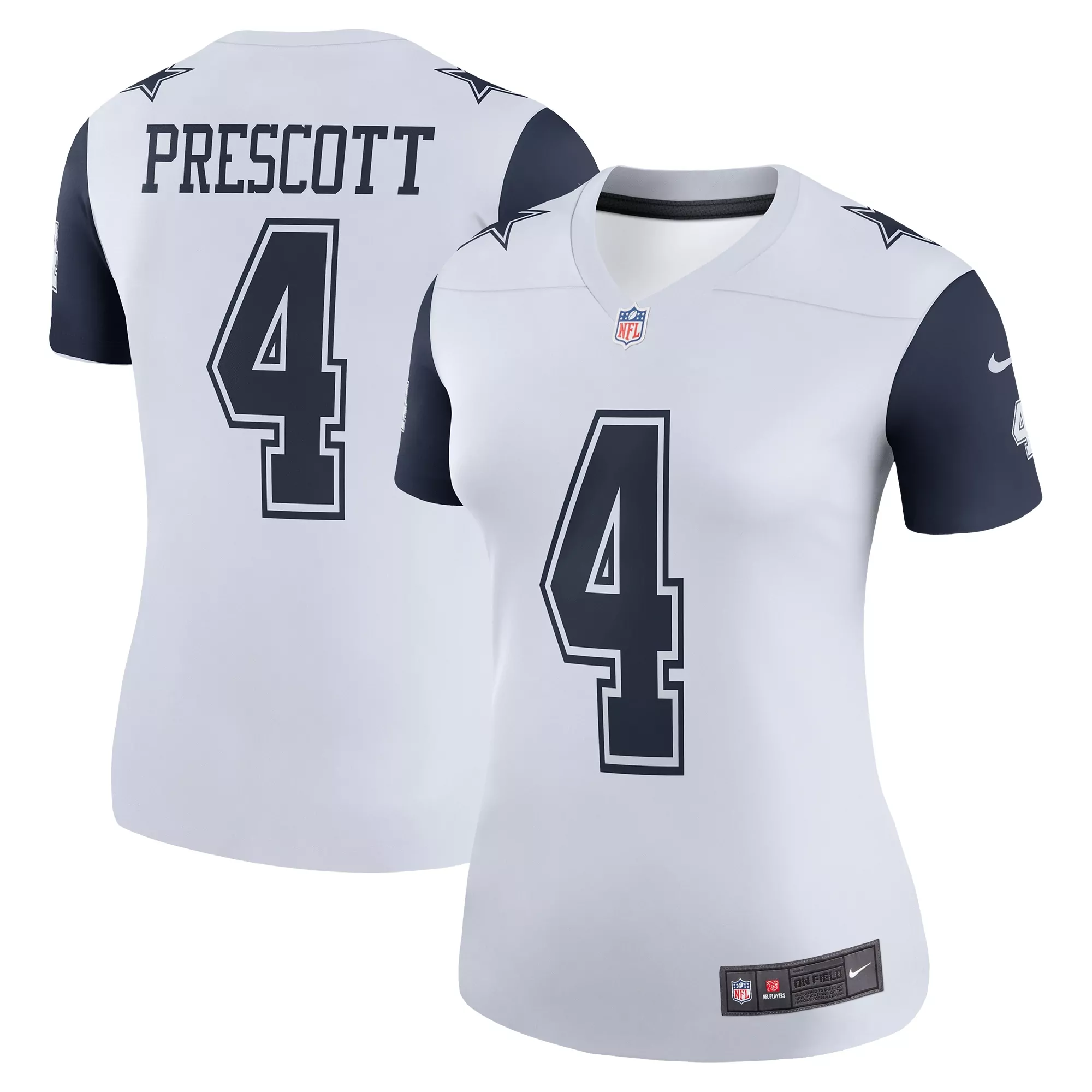 women s dallas cowboys dak prescott navy legend player performance top