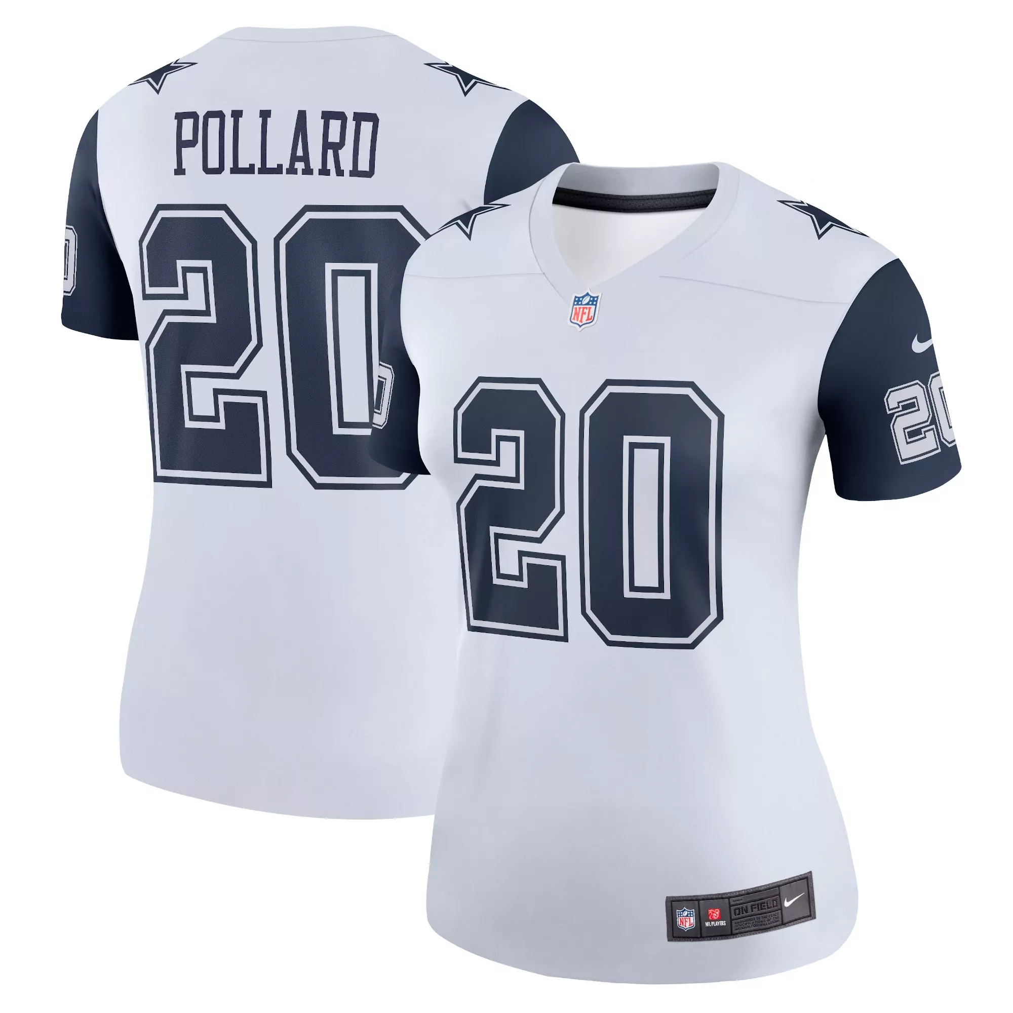 women s dallas cowboys number 1 bride navy game jersey