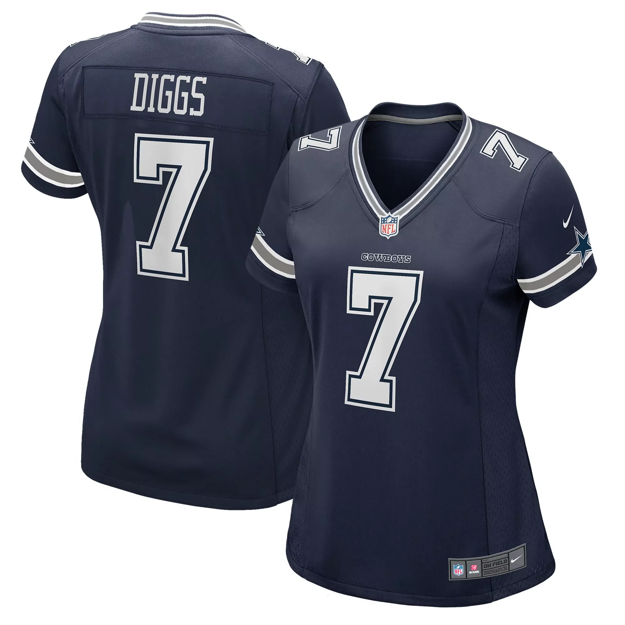 women s dallas cowboys number 1 bride navy game jersey