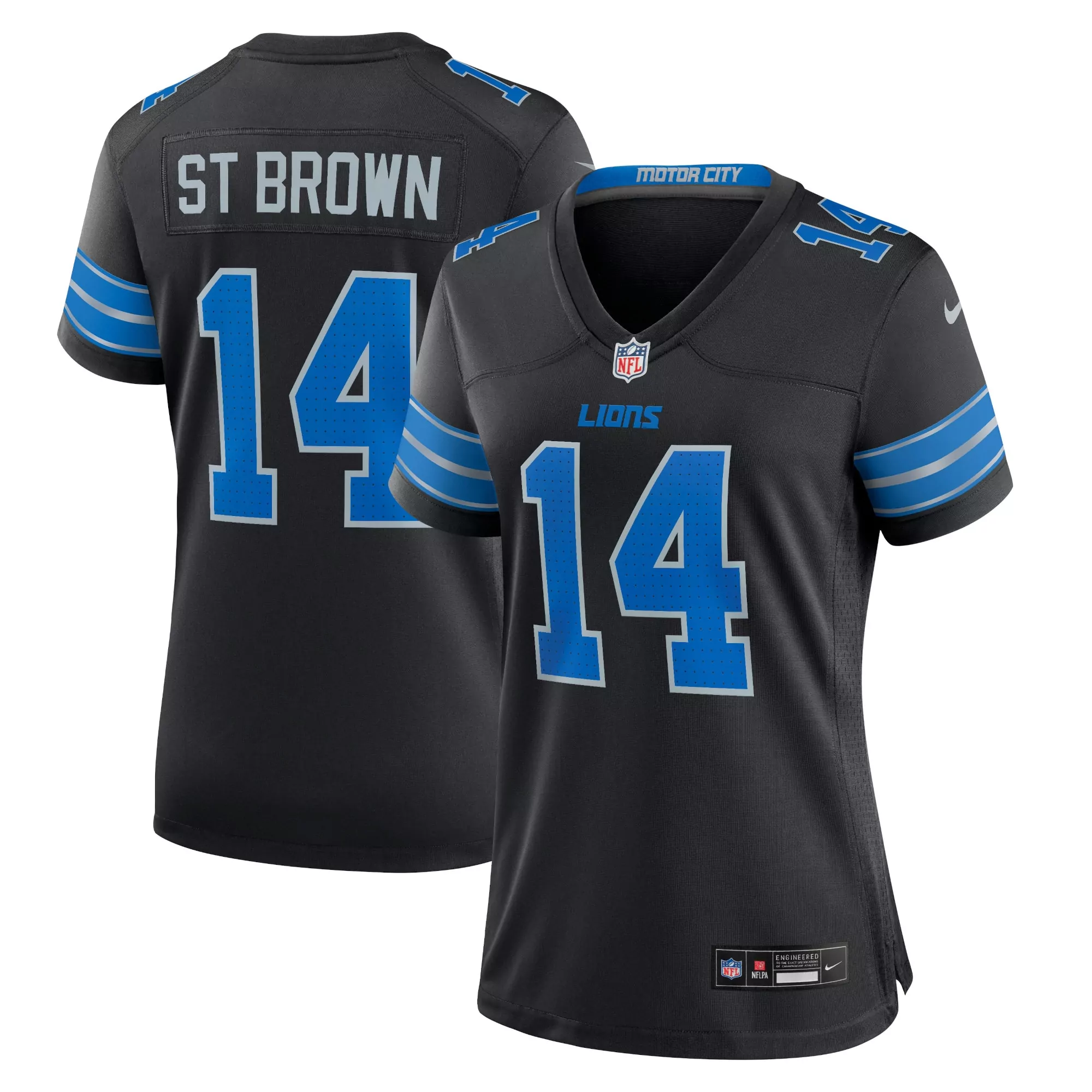 women s detroit lions al quadin muhammad blue team game jersey