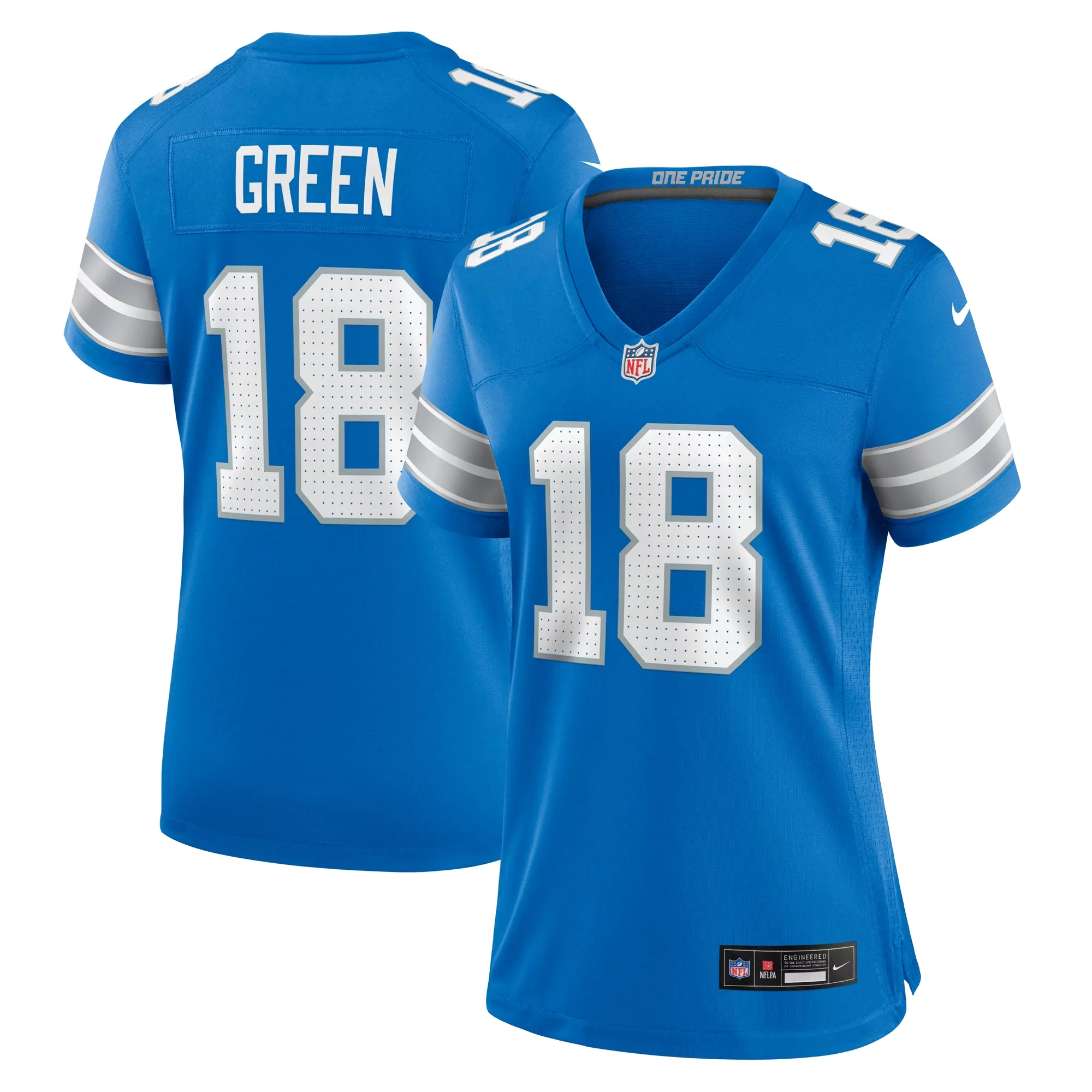 women s detroit lions amon ra st brown white white game jersey