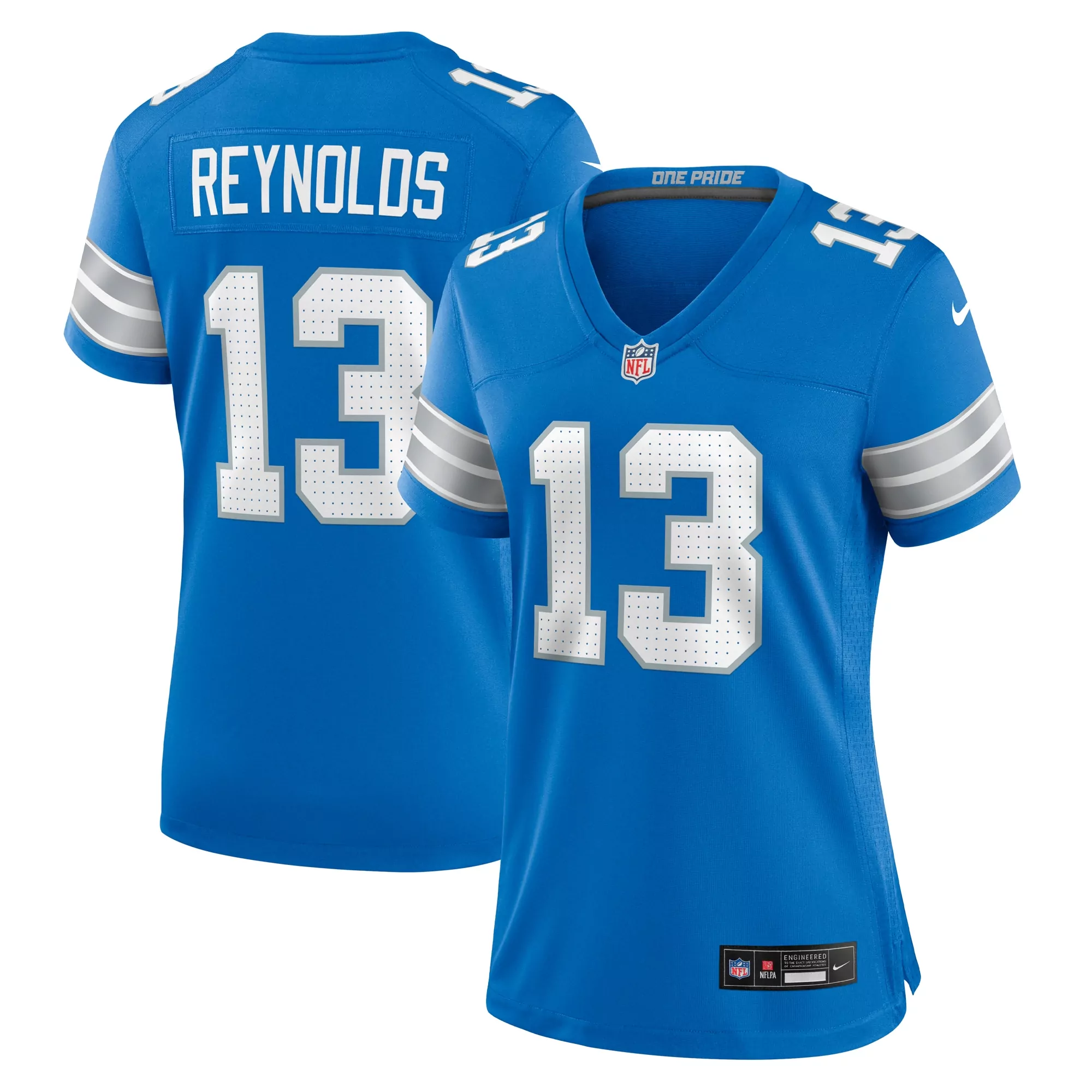 women s detroit lions colby sorsdal blue team game jersey