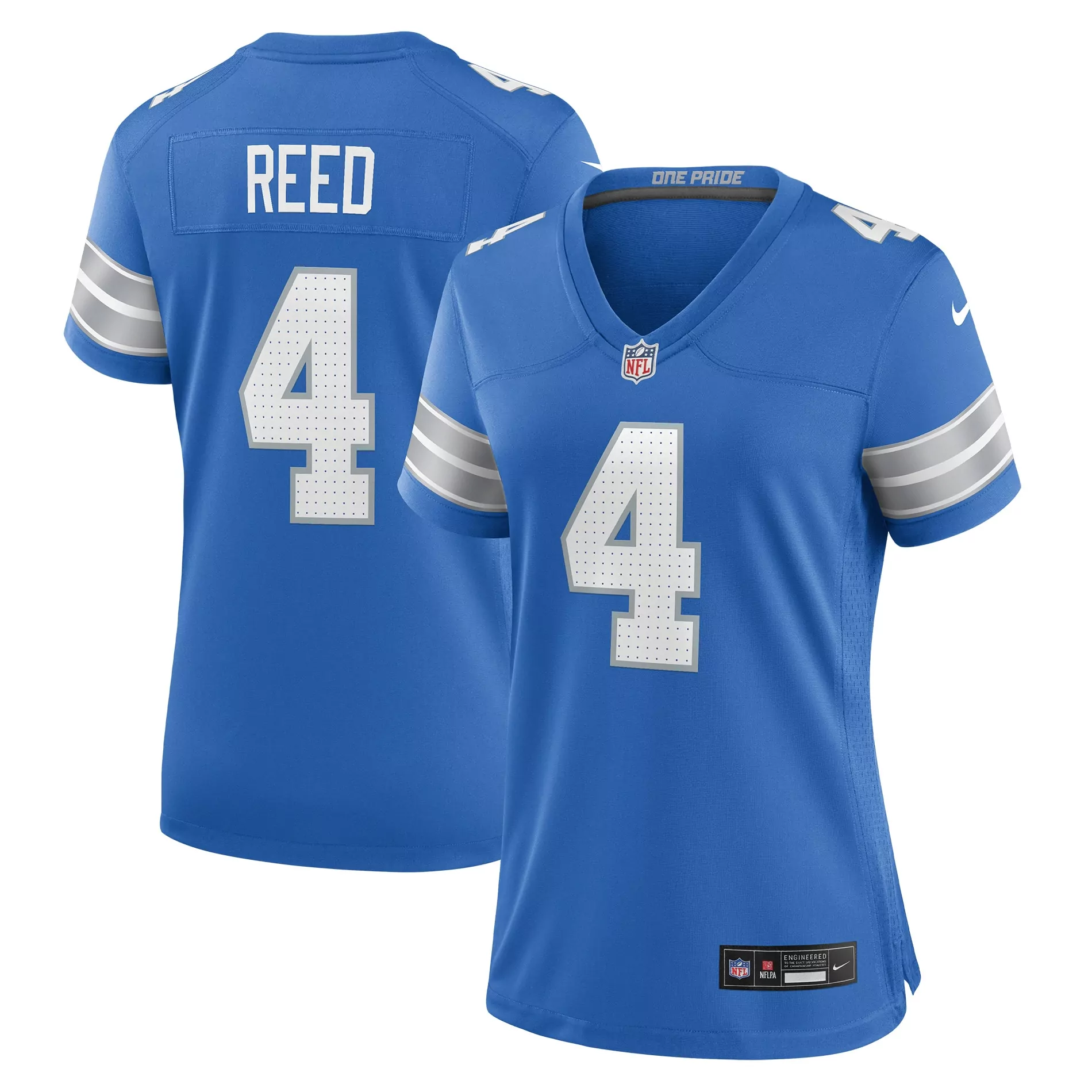 women s detroit lions colby sorsdal blue team game jersey