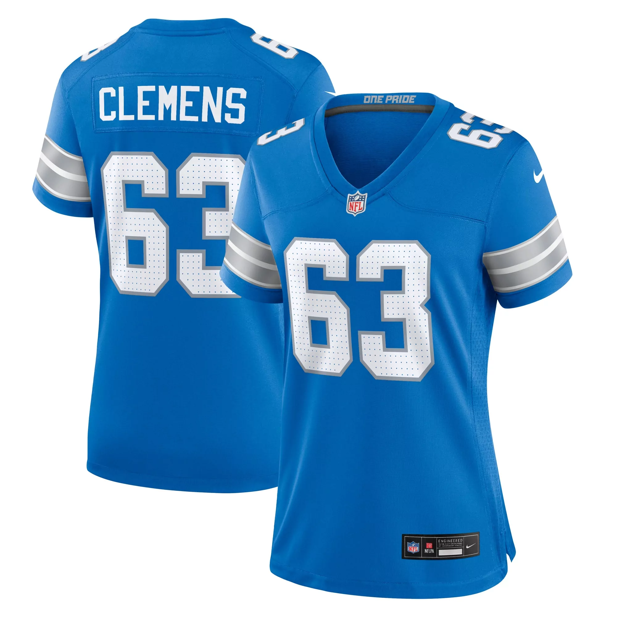 women s detroit lions david montgomery blue team game jersey