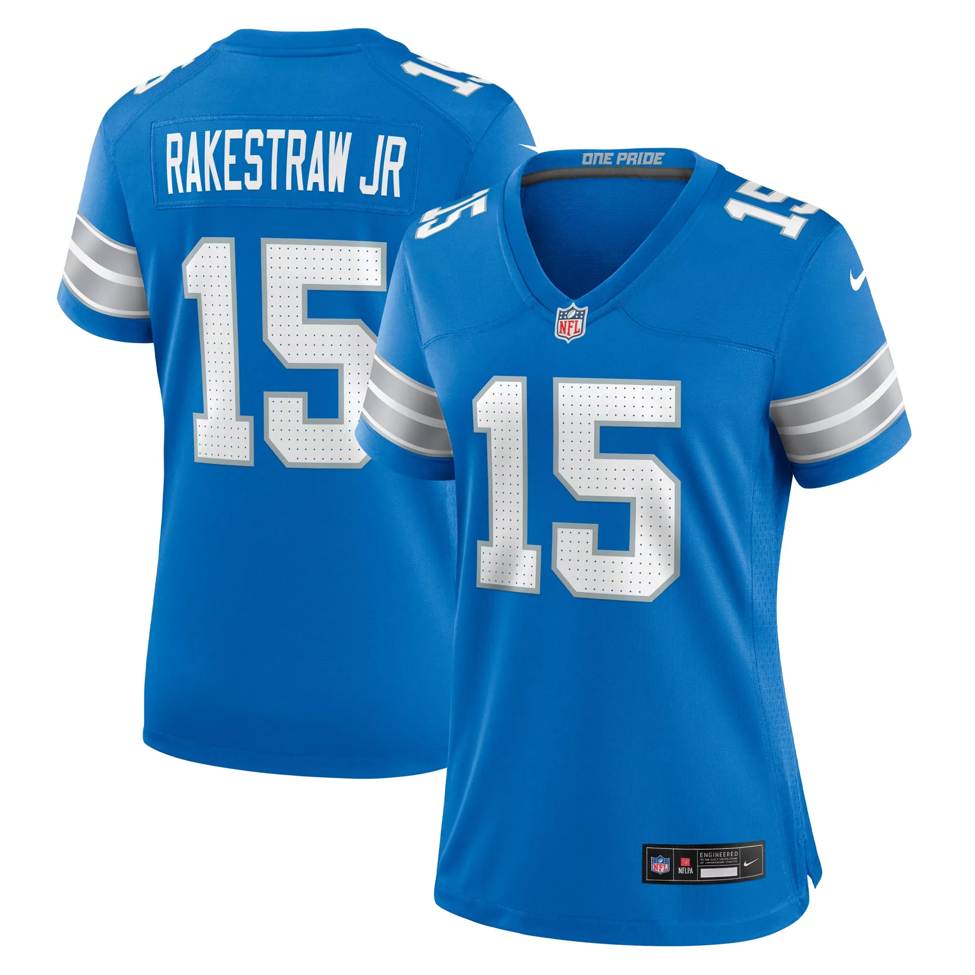 women s detroit lions emmanuel moseley blue team game jersey