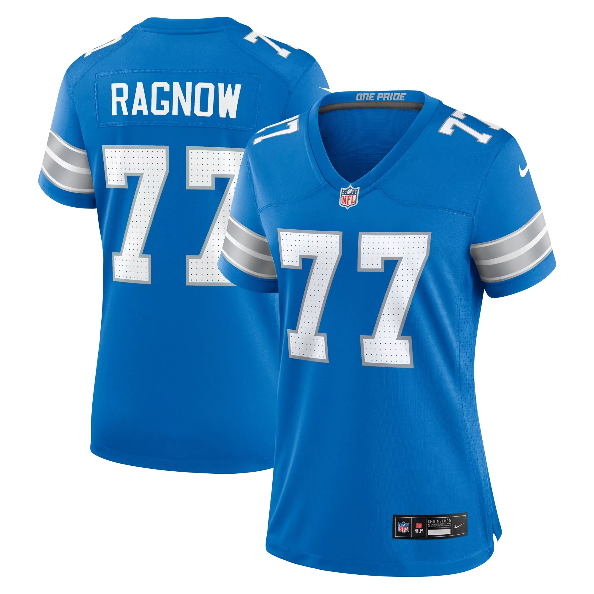 women s detroit lions emmanuel moseley blue team game jersey