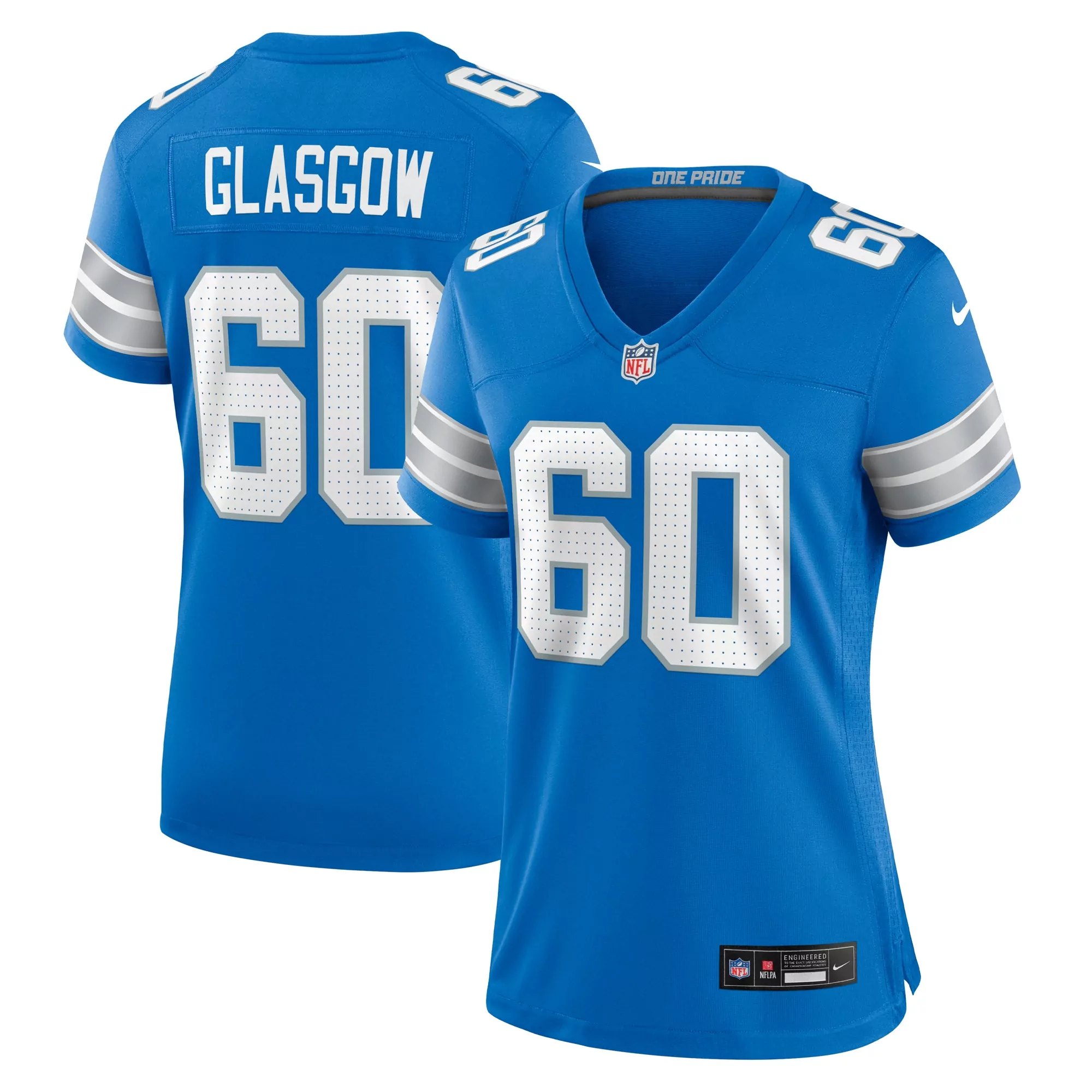 women s detroit lions emmanuel moseley blue team game jersey