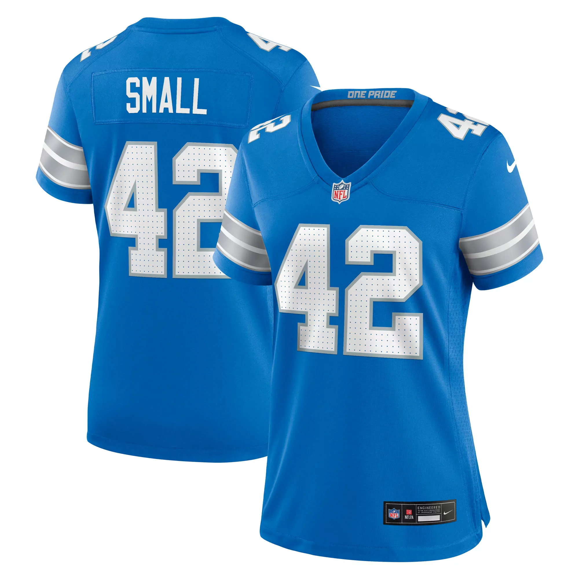 women s detroit lions isaac teslaa blue game player jersey