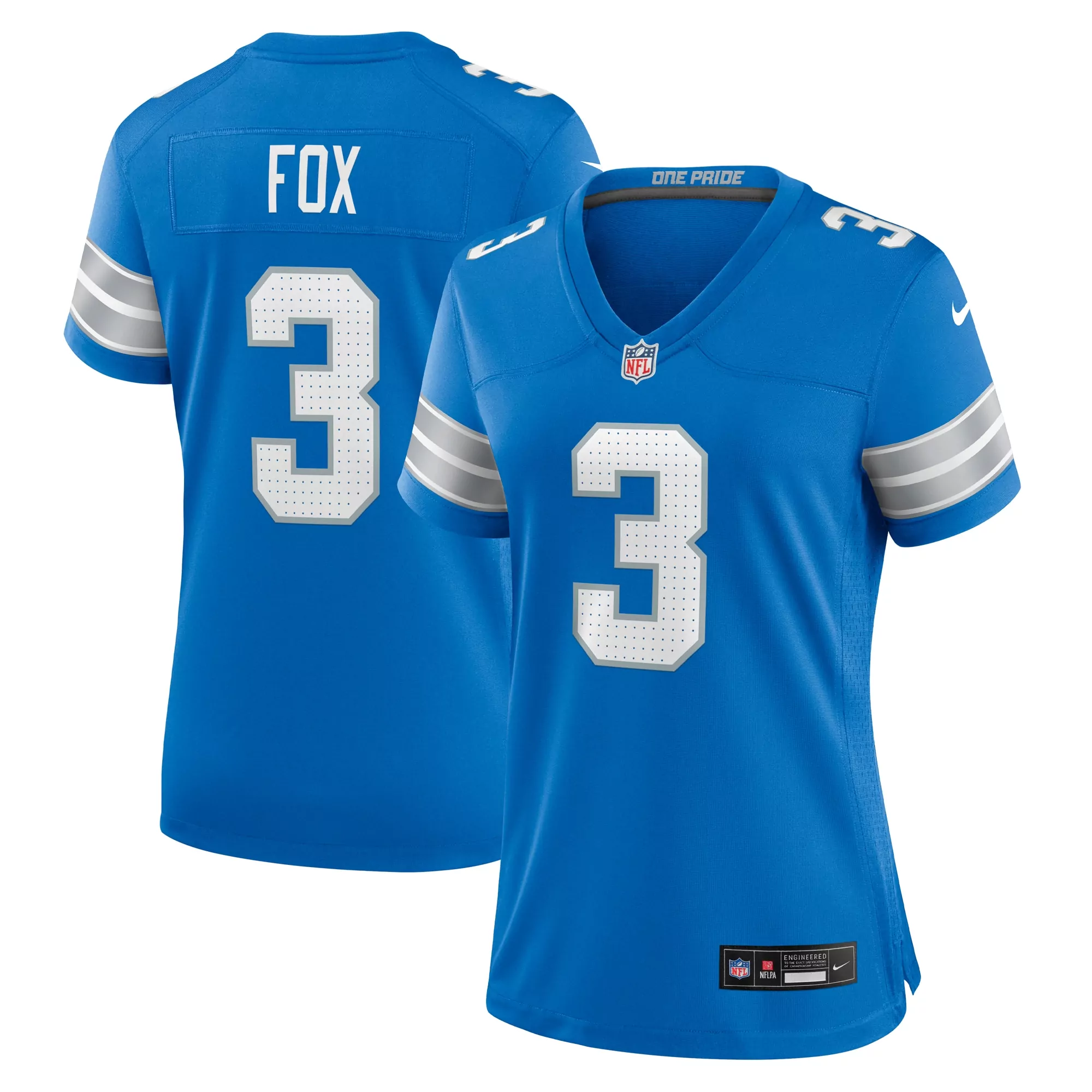 women s detroit lions isaac teslaa blue game player jersey
