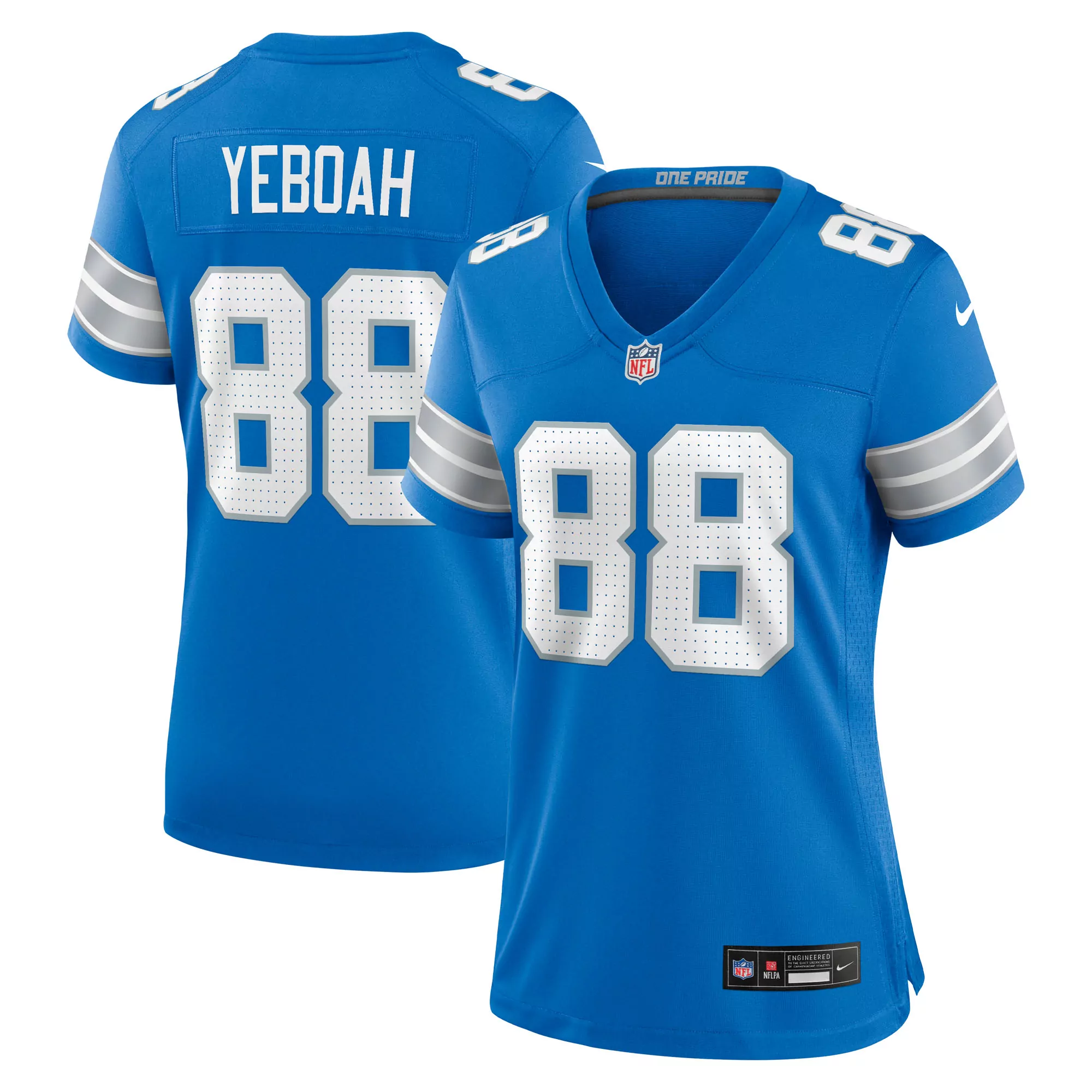 women s detroit lions kalif raymond blue team game jersey