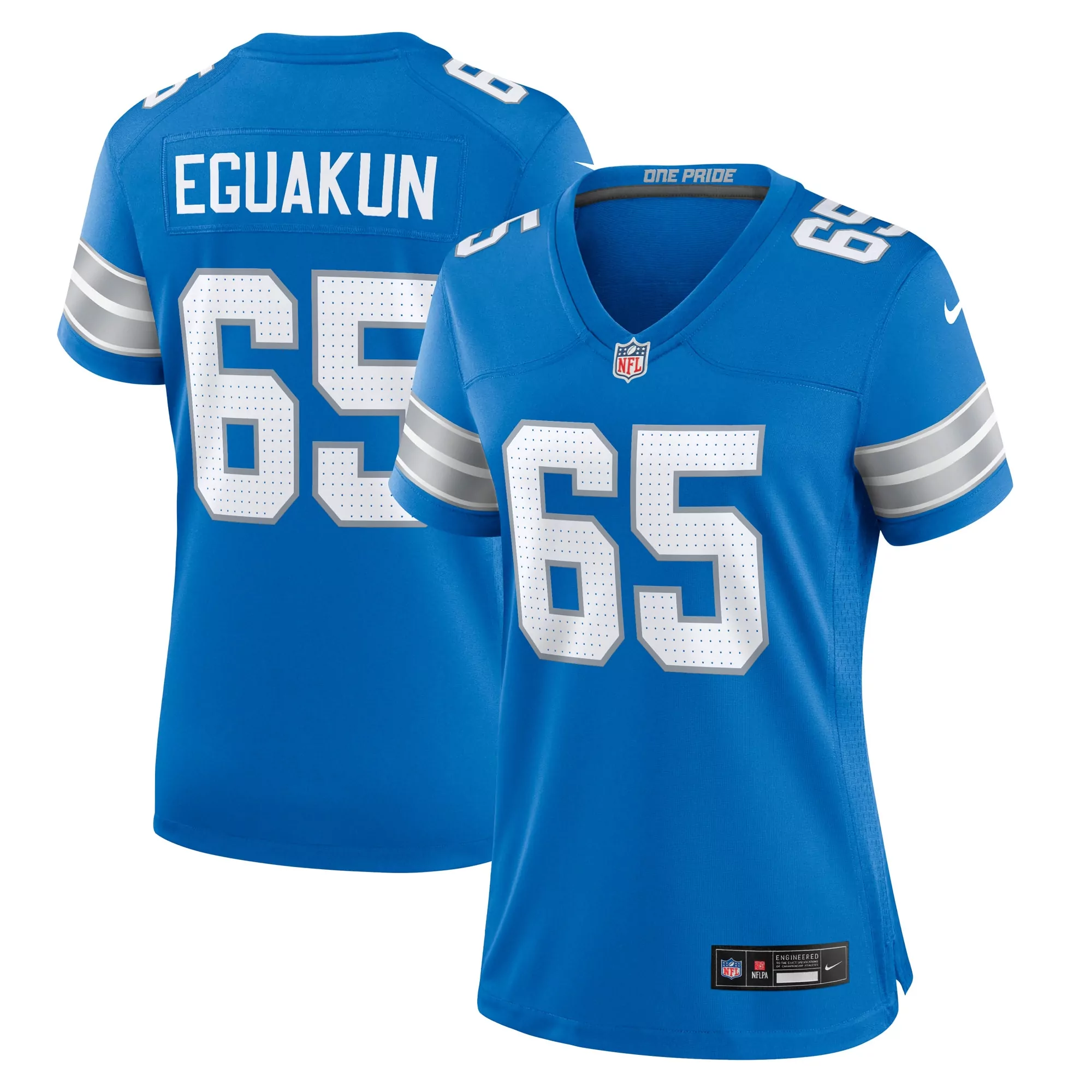 women s detroit lions khalil dorsey blue team game jersey