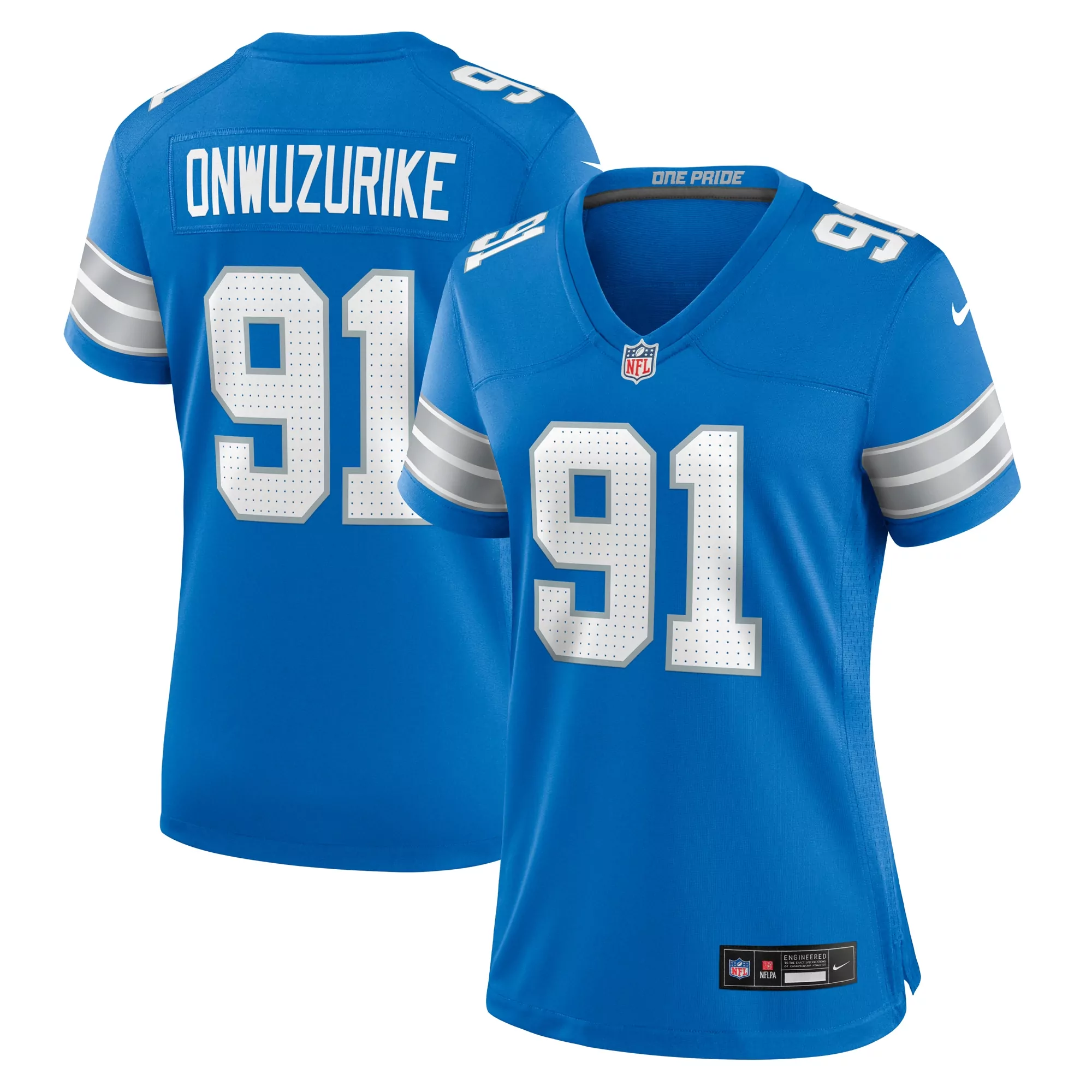 women s detroit lions khalil dorsey blue team game jersey