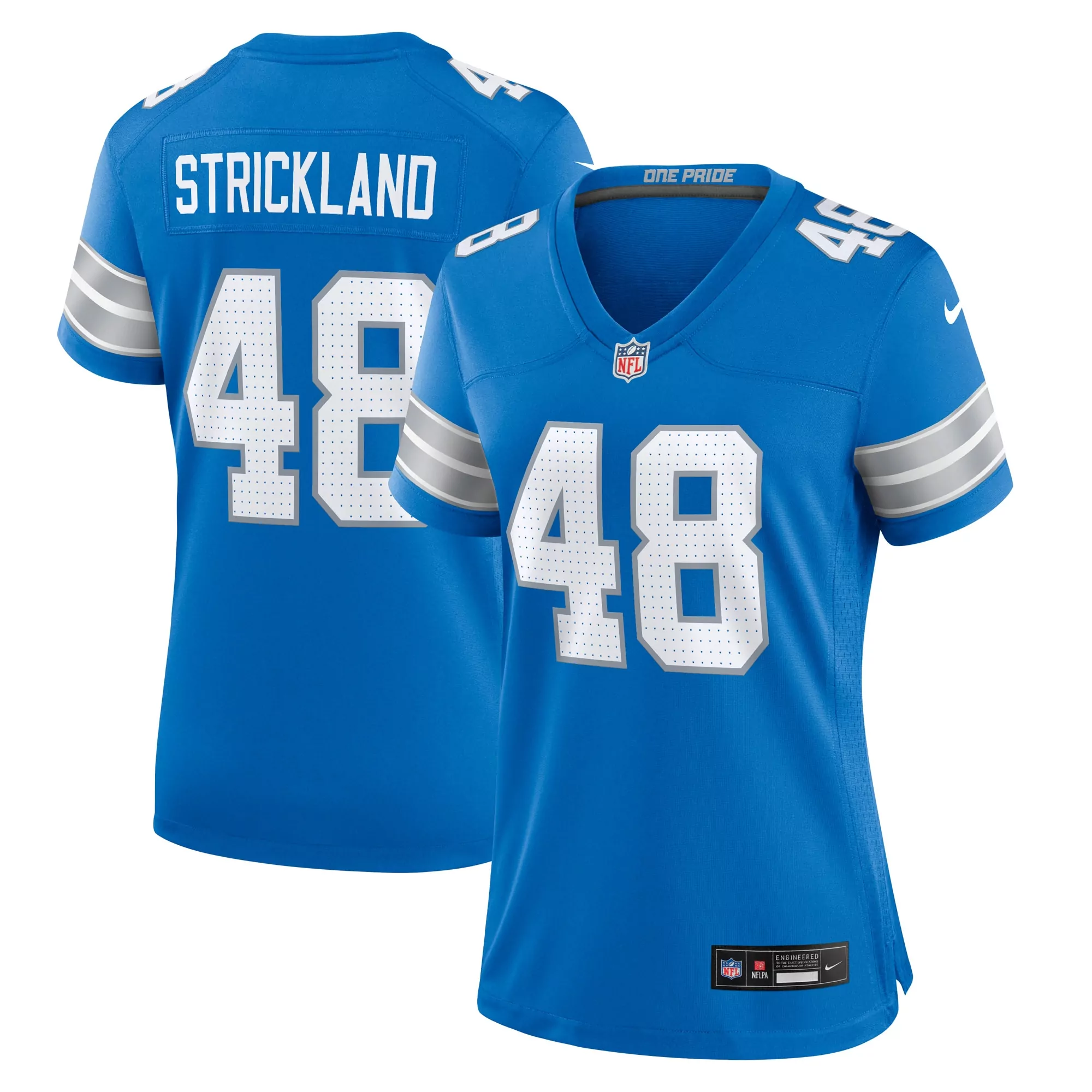 women s detroit lions khalil dorsey blue team game jersey