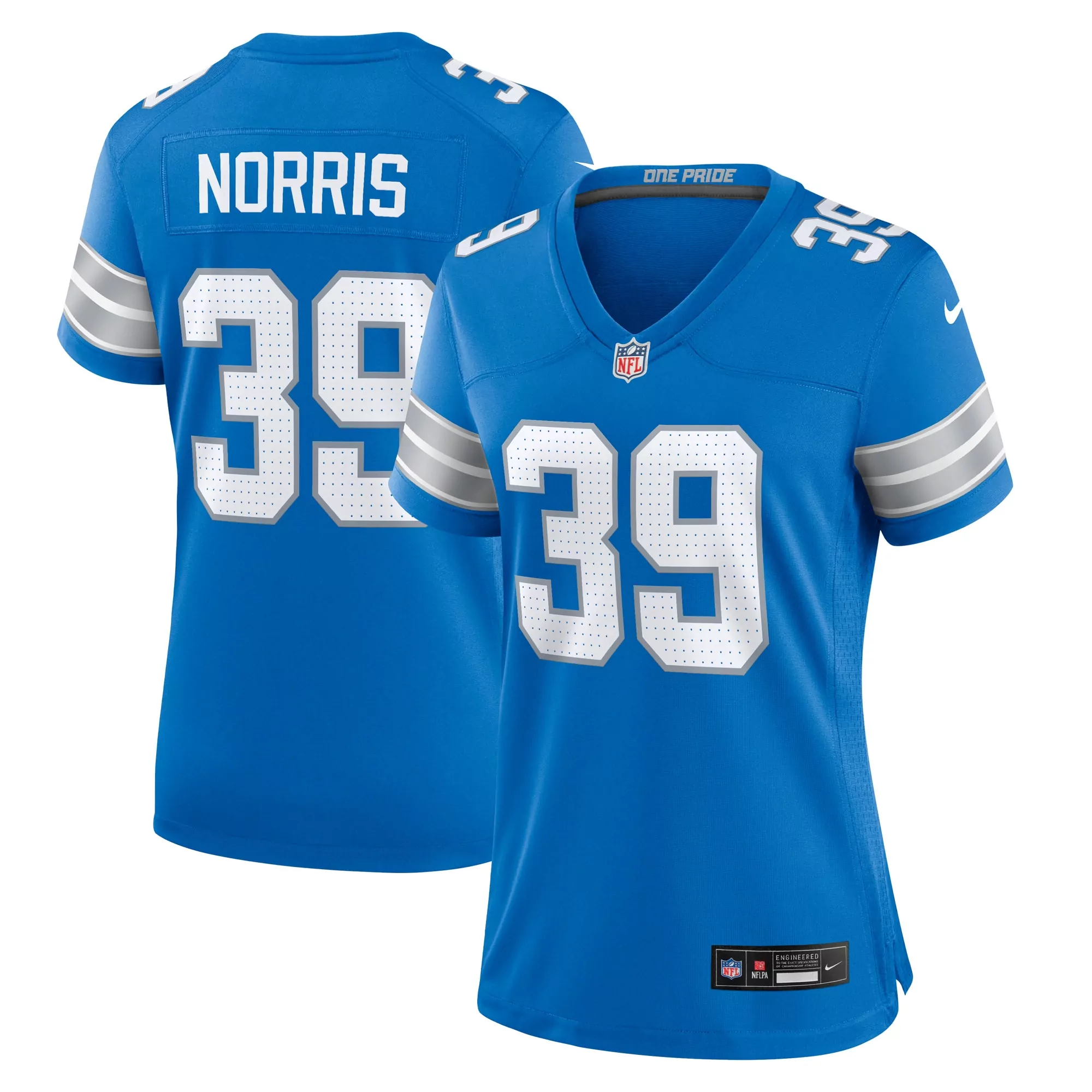 women s detroit lions michael badgley blue team game jersey