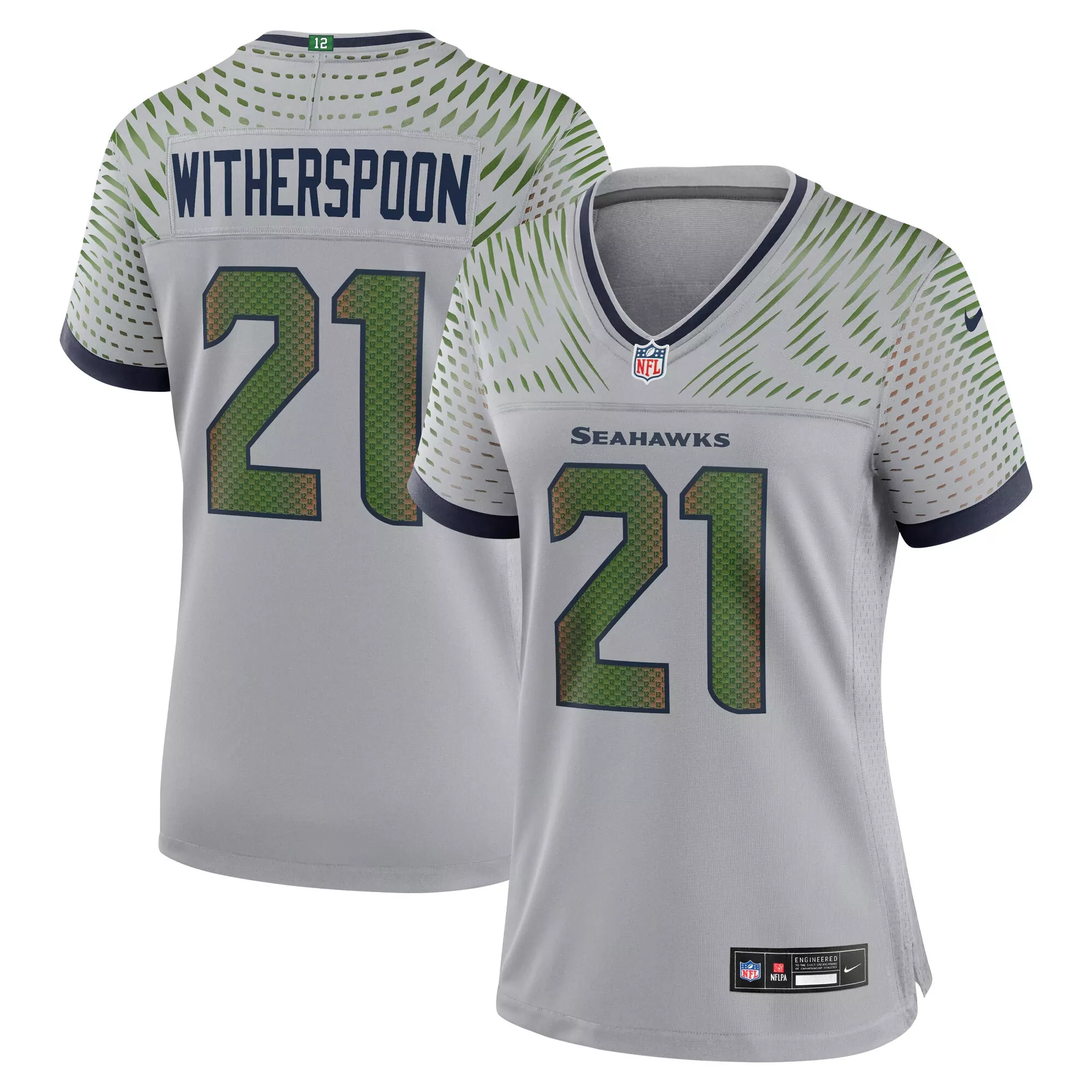 women s devon witherspoon college navy seattle seahawks team game jersey