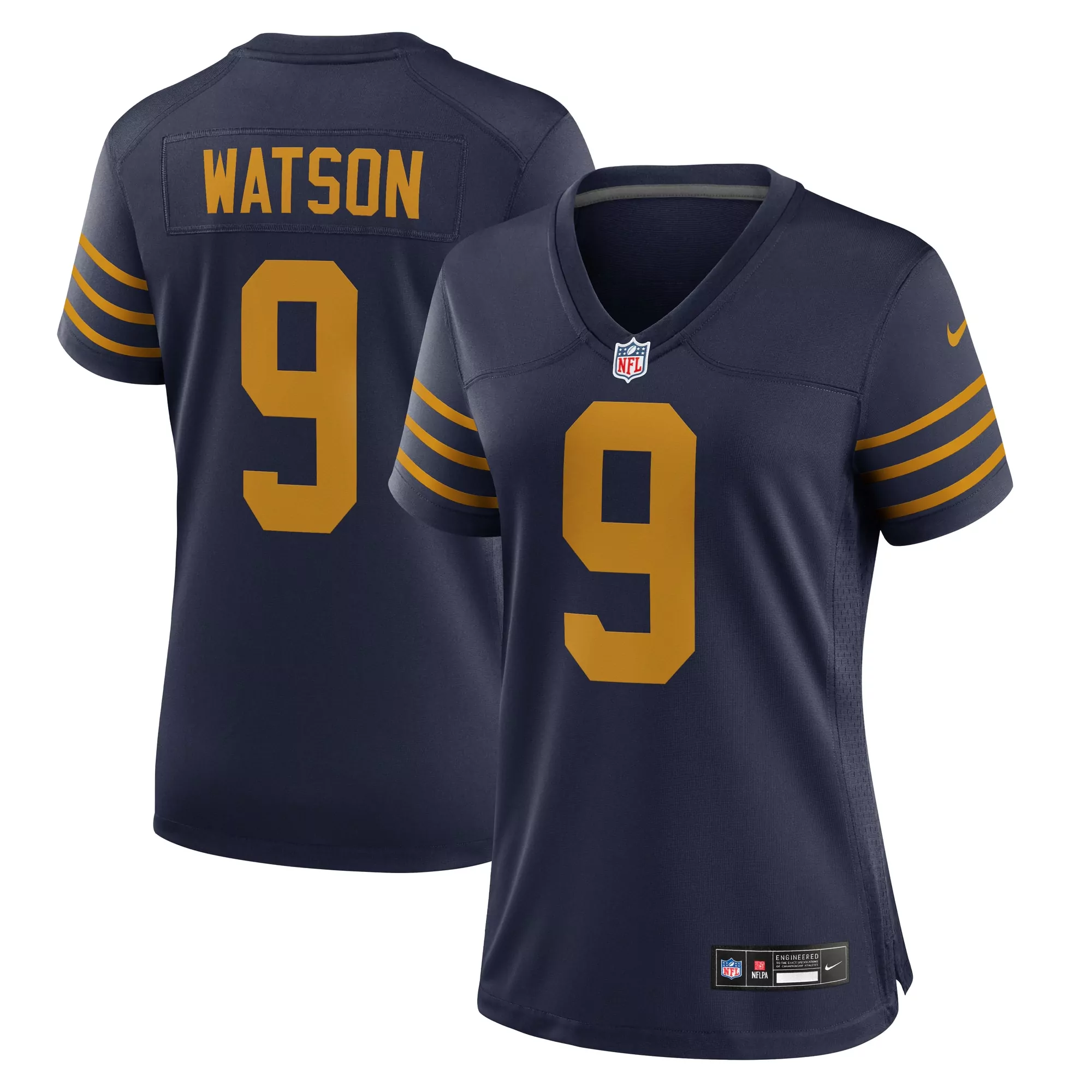 women s green bay packers christian watson green player game jersey