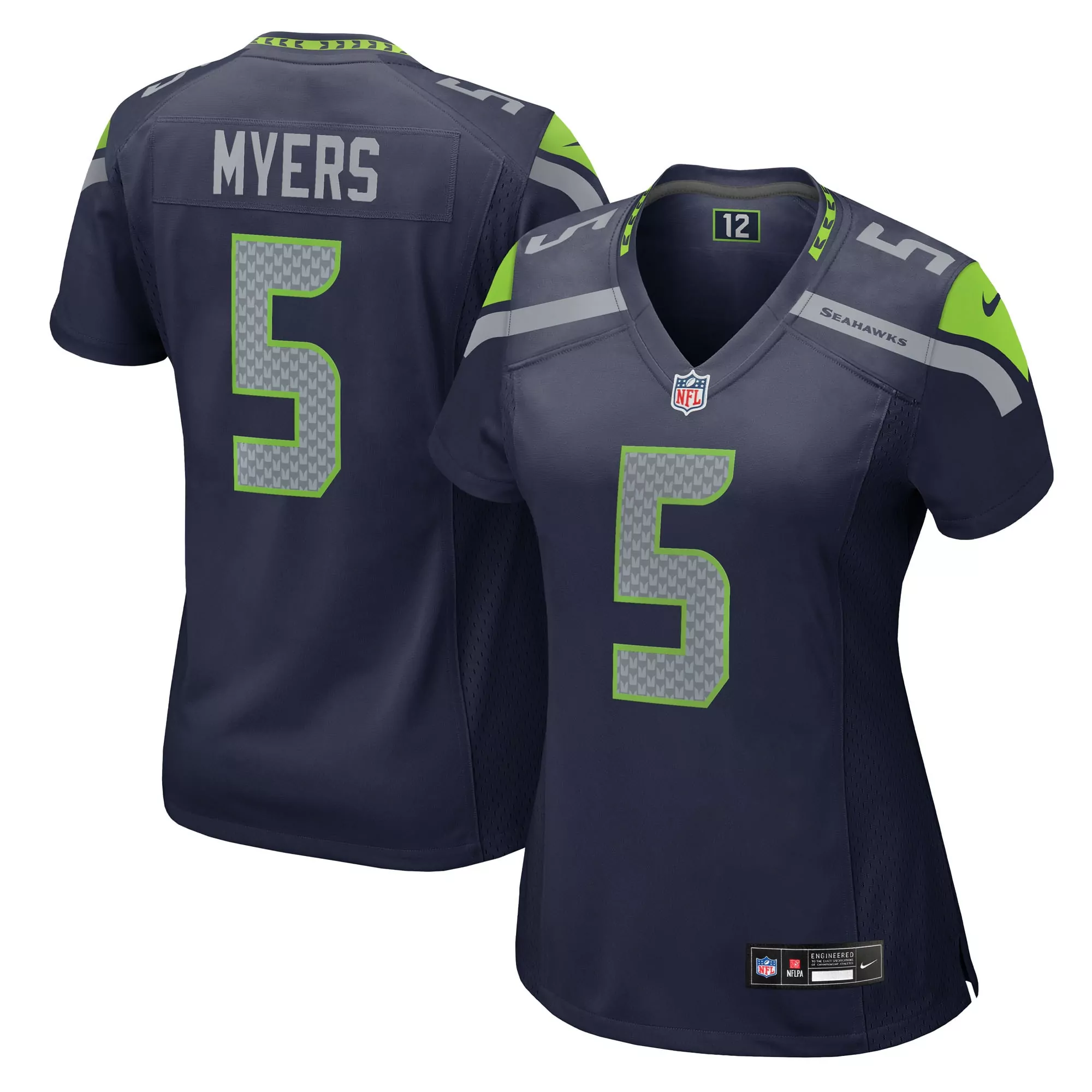 women s jake bobo college navy seattle seahawks team game jersey