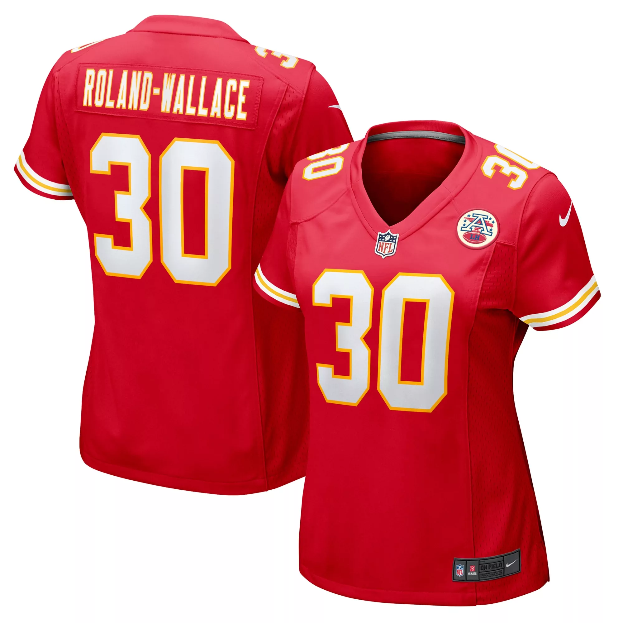 women s kansas city chiefs chase cota red game jersey