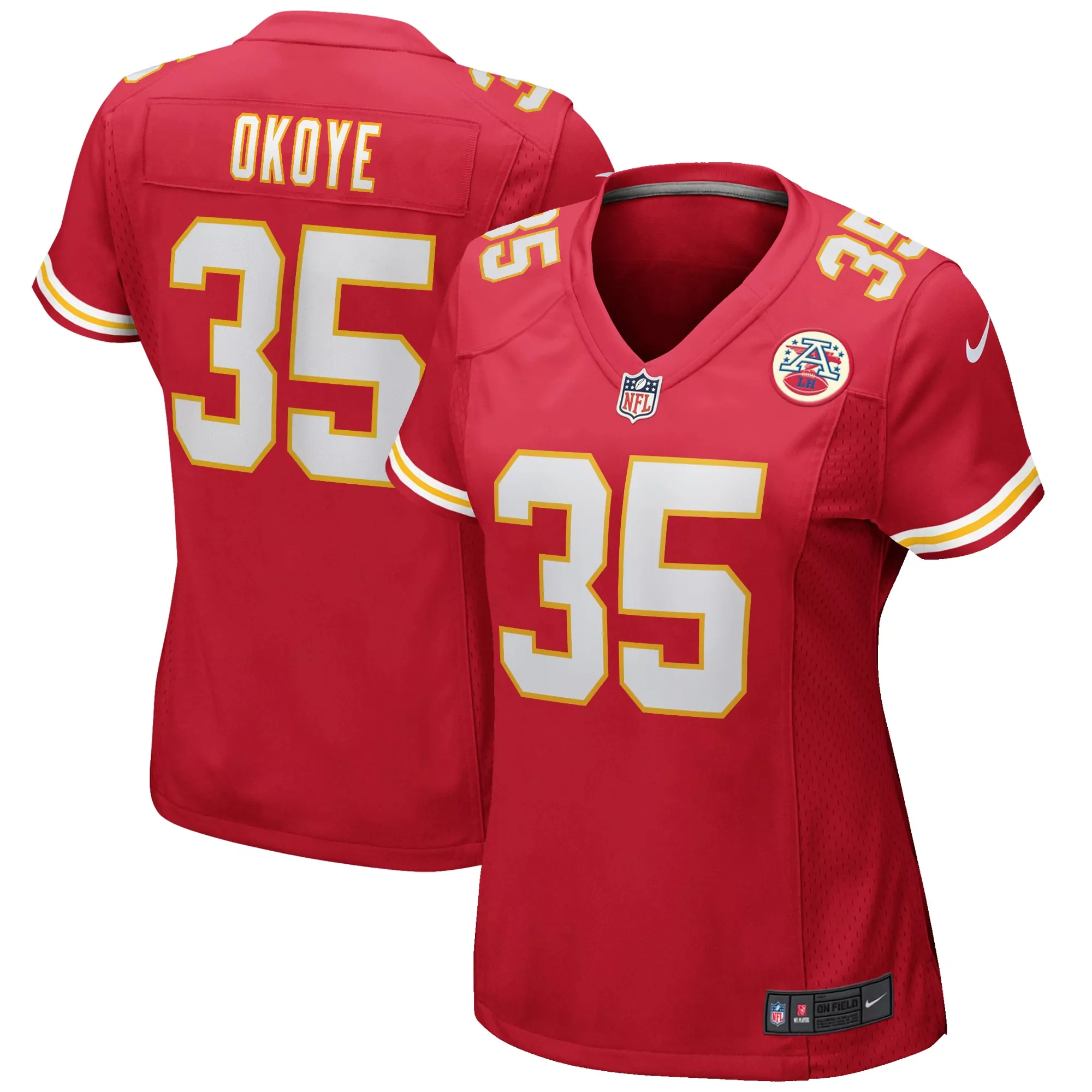 women s kansas city chiefs chase cota red game jersey