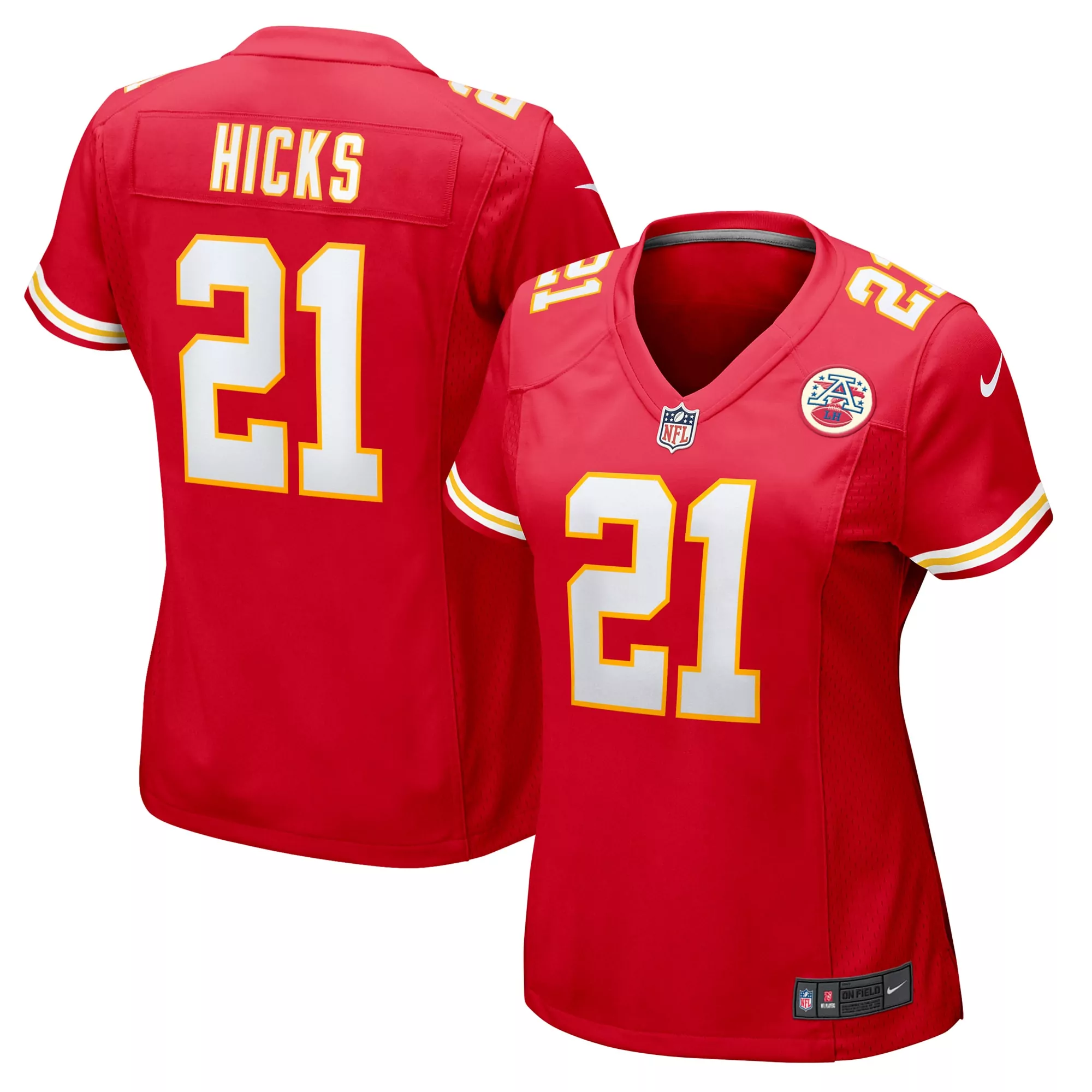 women s kansas city chiefs jack cochrane red game player jersey