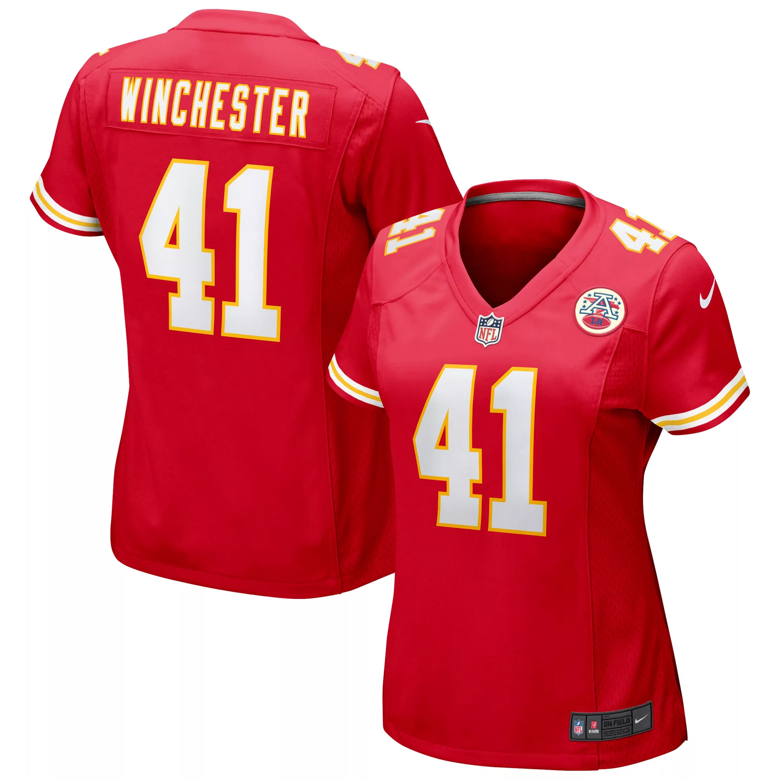 women s kansas city chiefs jack cochrane red game player jersey