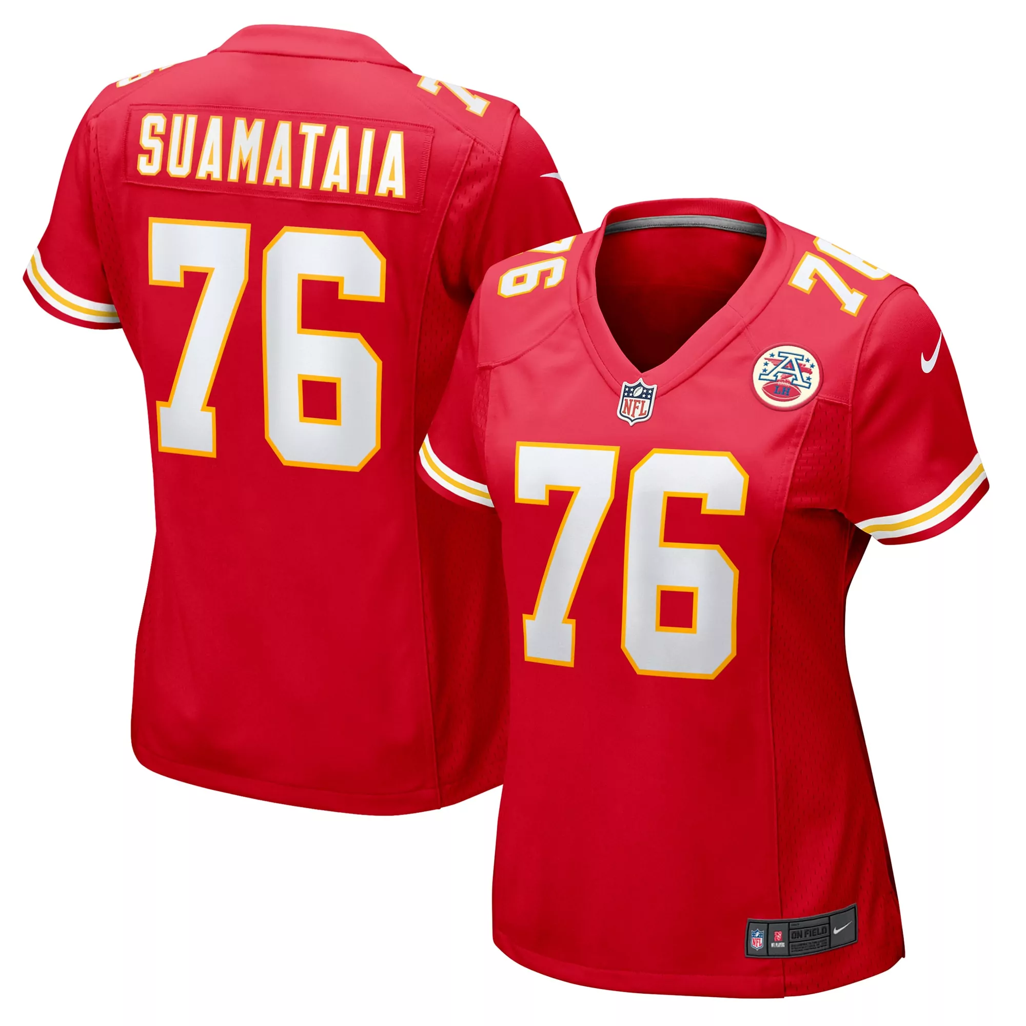 women s kansas city chiefs joshua williams red game jersey