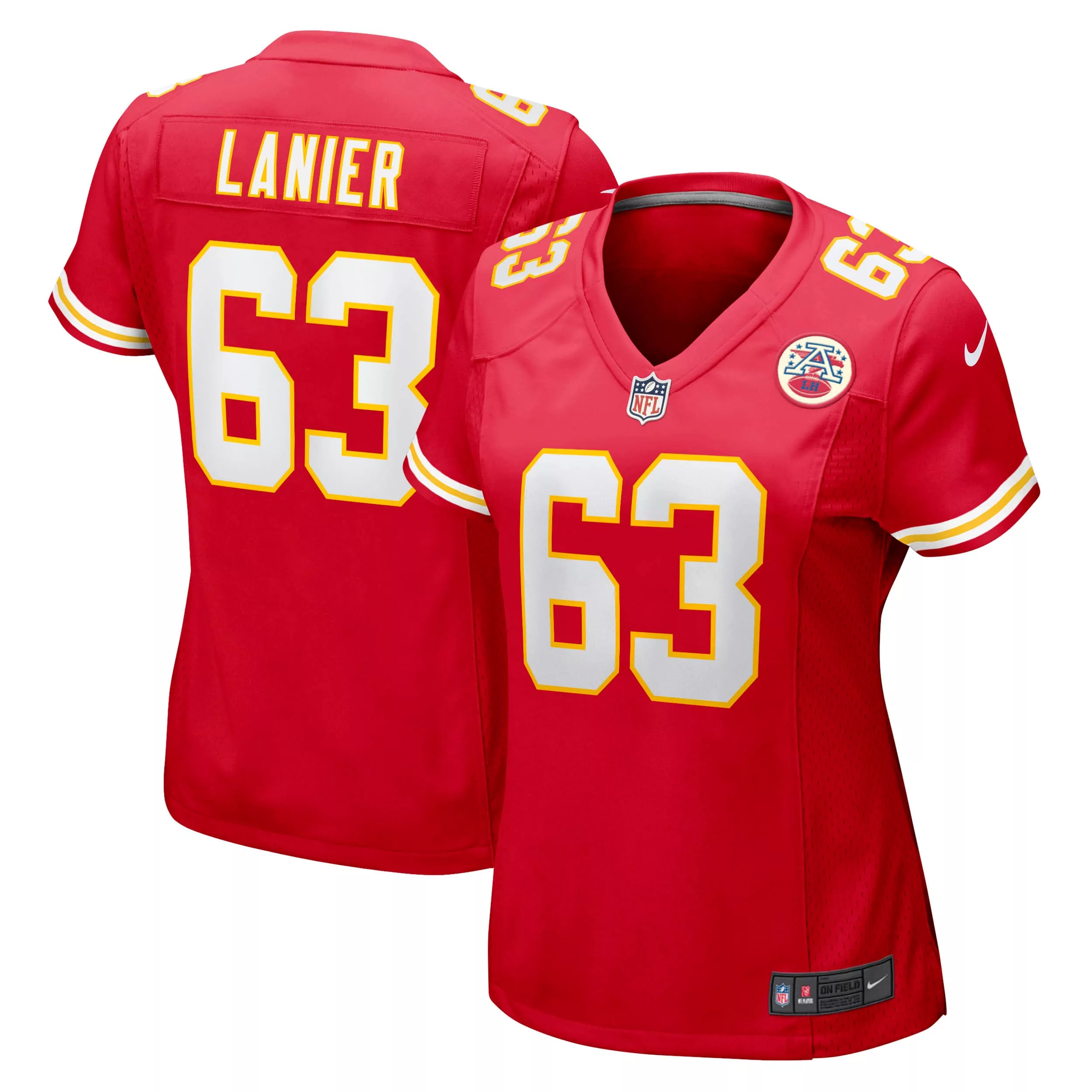 women s kansas city chiefs trent mcduffie red game jersey