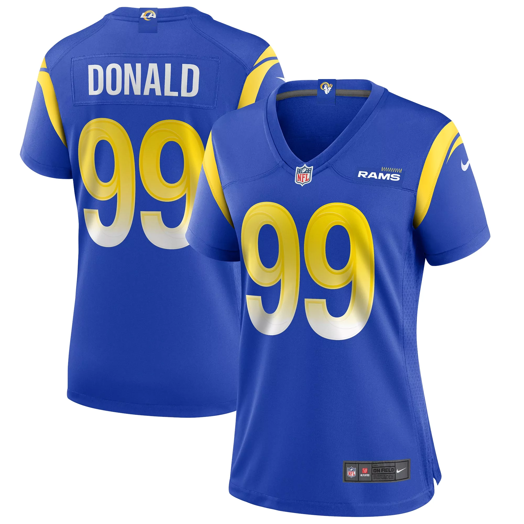 women s los angeles rams a j green royal team game jersey