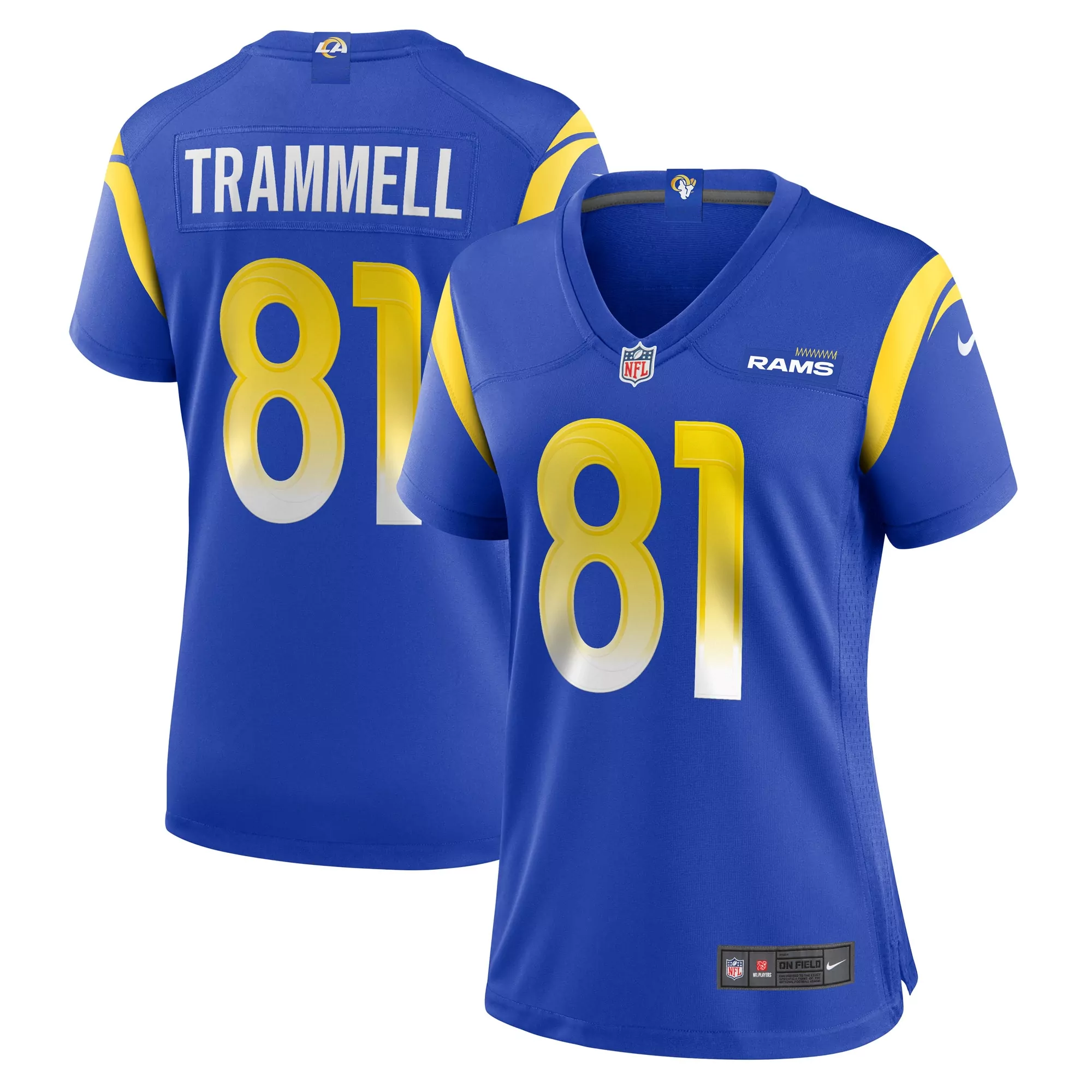women s los angeles rams ahkello witherspoon royal team game jersey